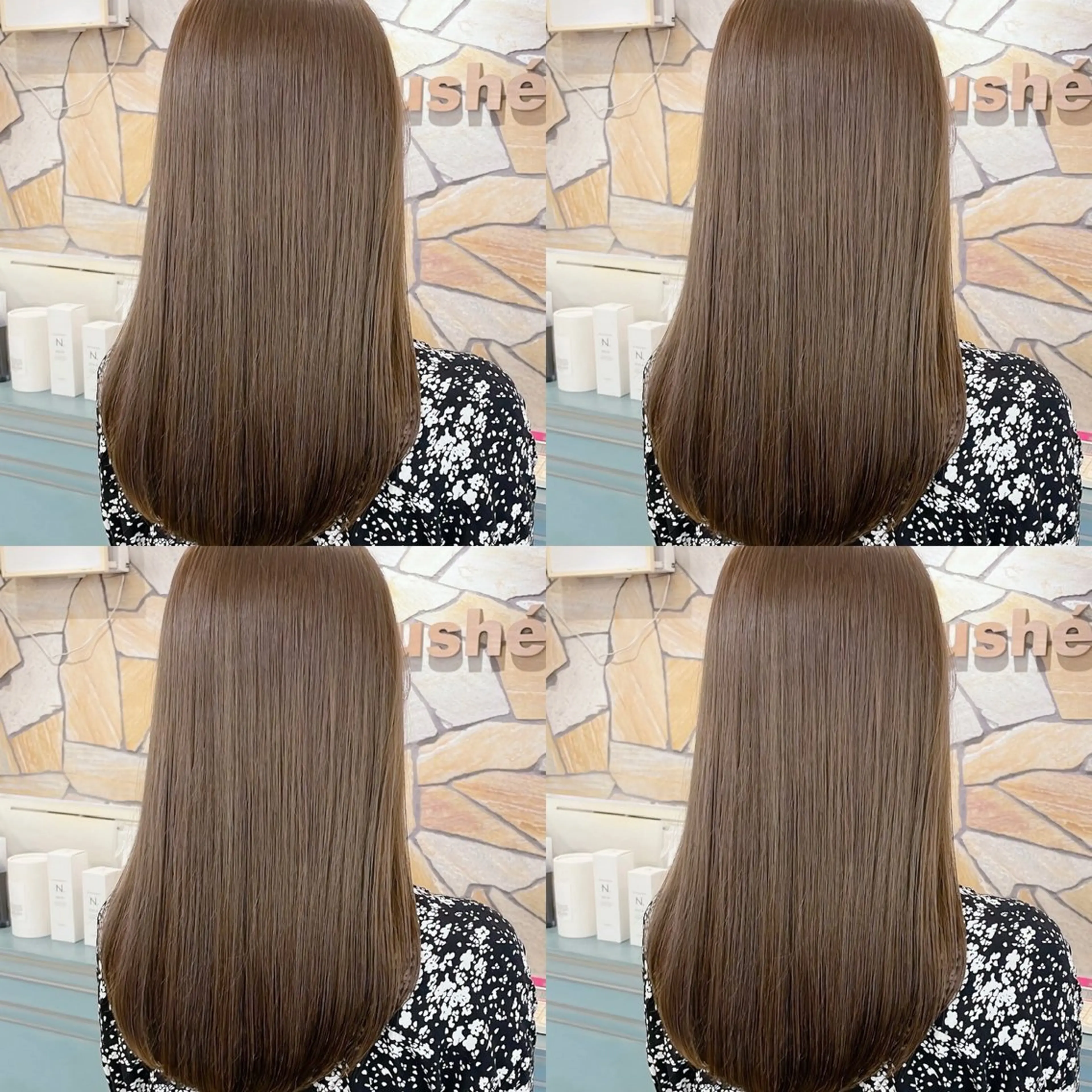ロング カラー ヘアカラー トリートメント 🎀韓国ヘア/ 髪質改善 このは🎀のヘアスタイル