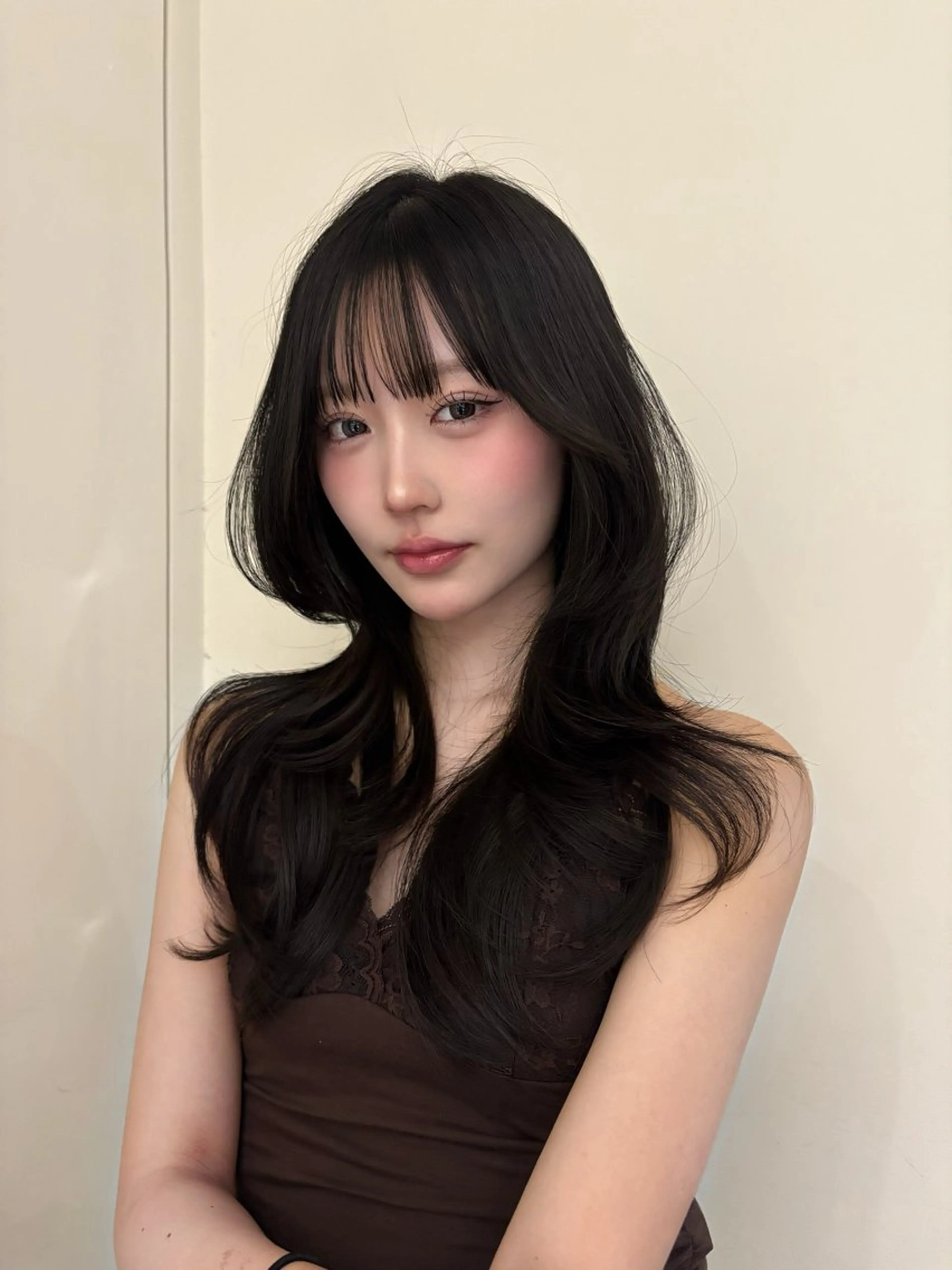 ロング カラー 透明感カラー Jilblanアオイのヘアスタイル