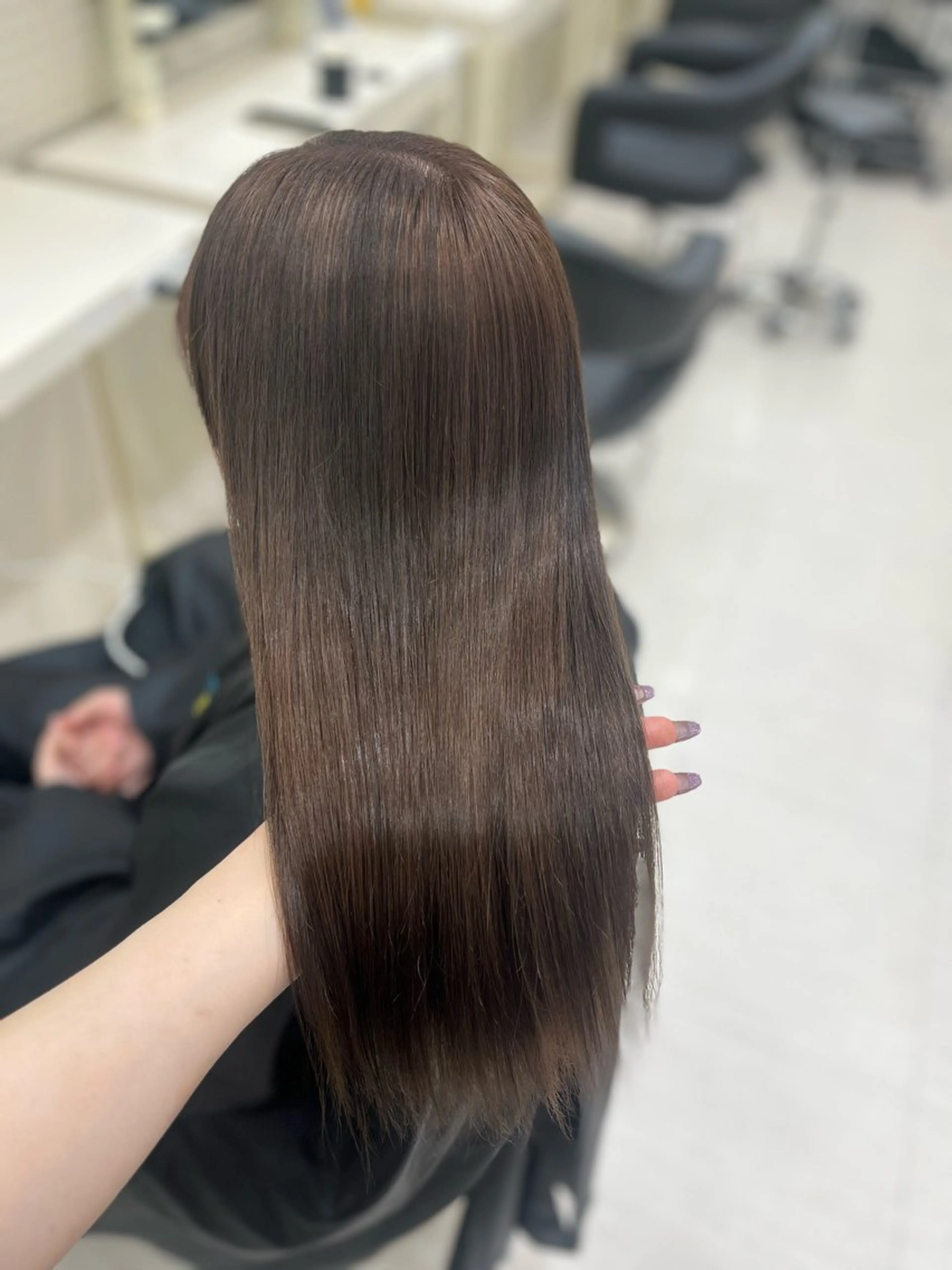 カラー ヘアカラー トリートメント ベージュ・ラベンダー カラー🎀りりのヘアスタイル