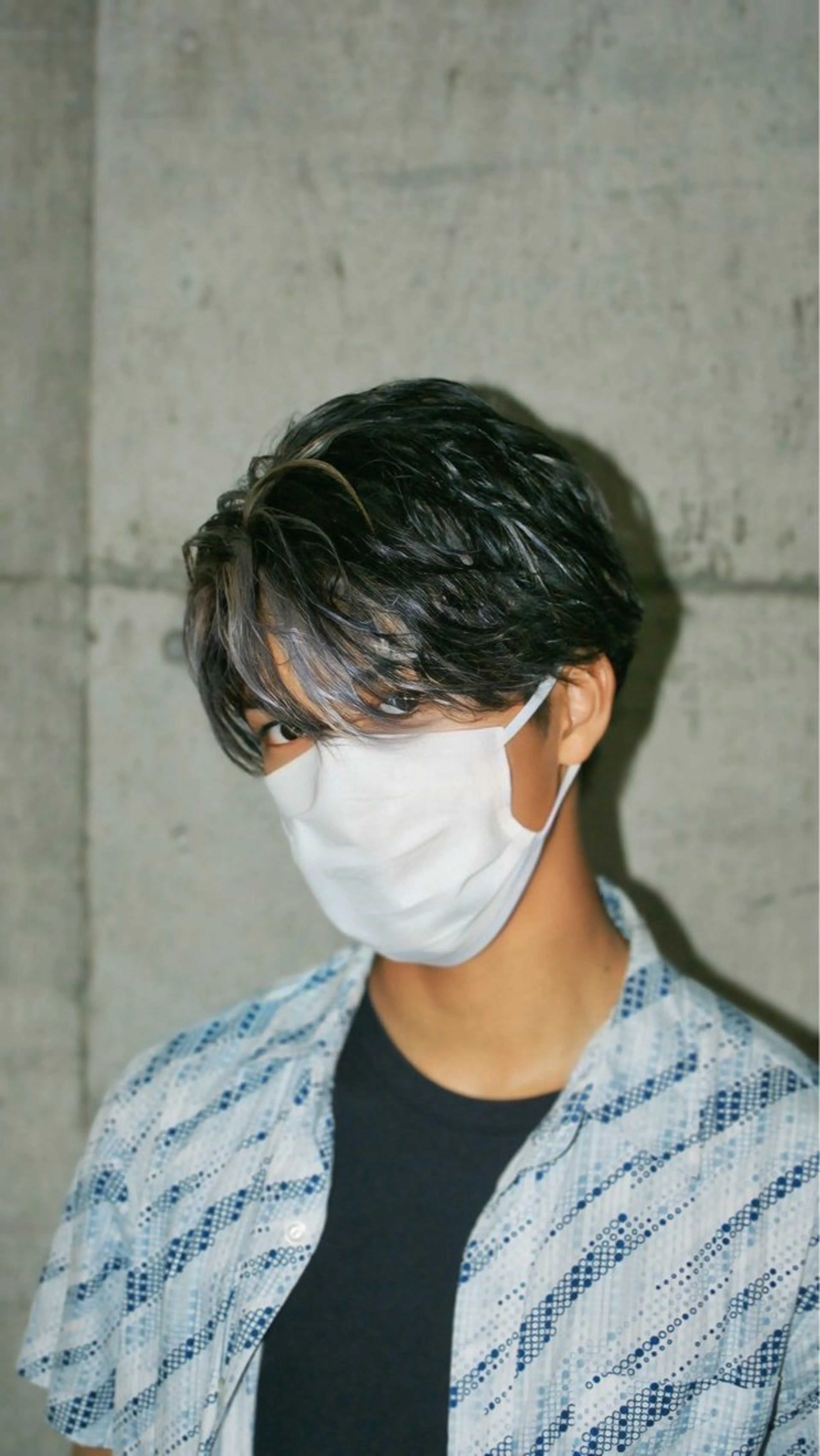 メンズカット＋ワンカラーの写真