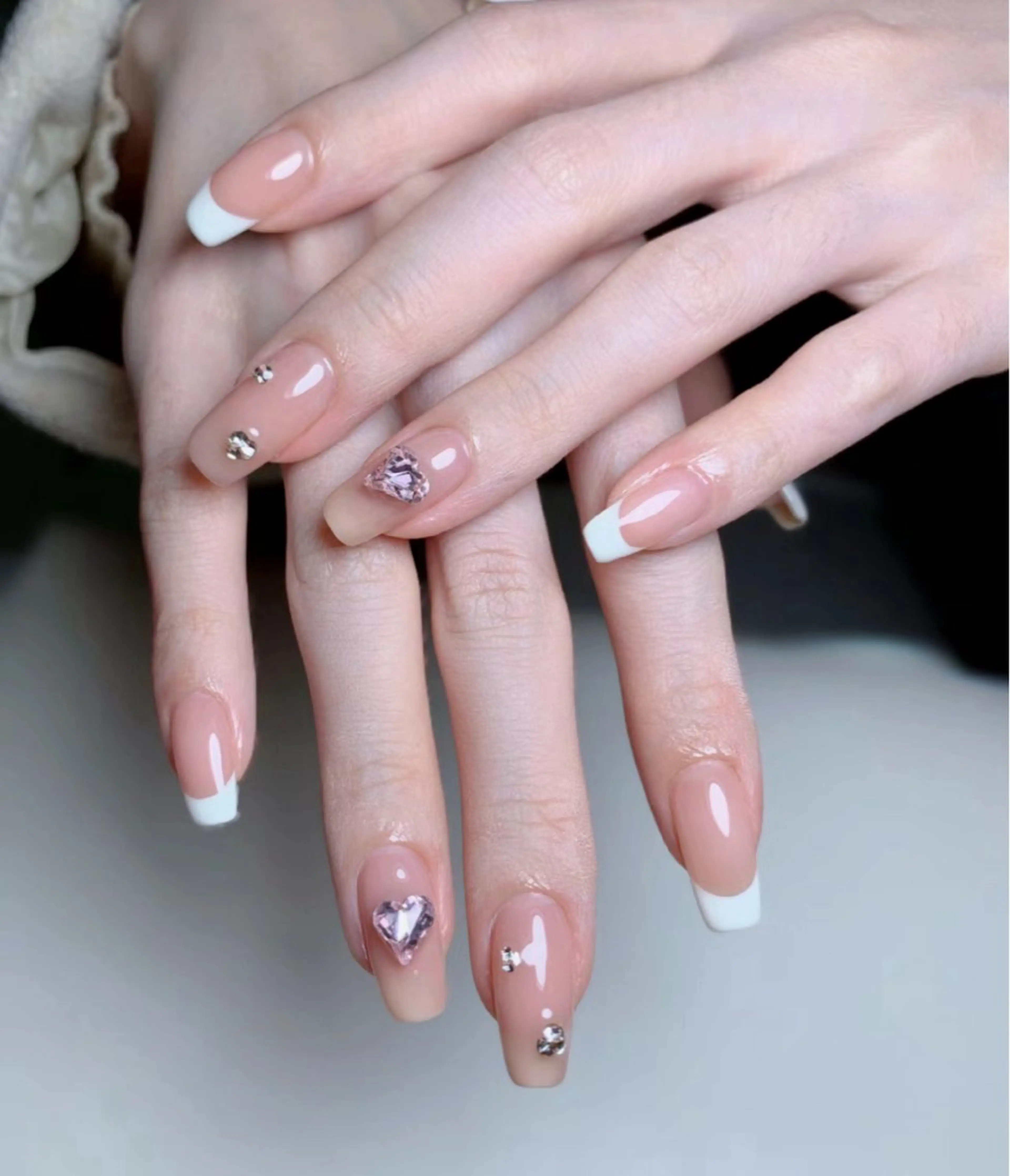 ネイル ハンドネイル M🌷nail 長さだし専門店のネイルデザイン