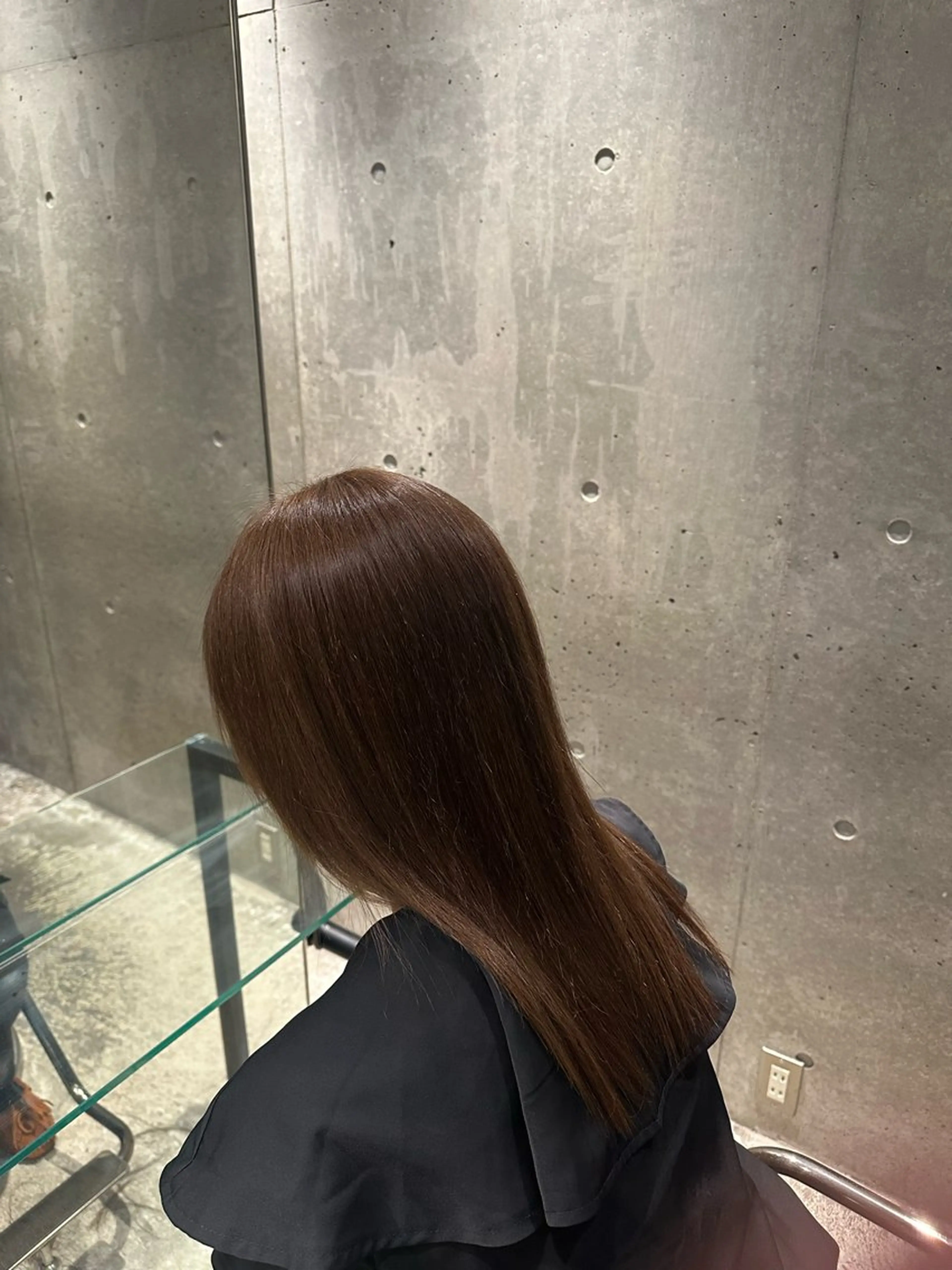 弱酸性縮毛矯正+弱酸性カラー+トリートメント★の写真