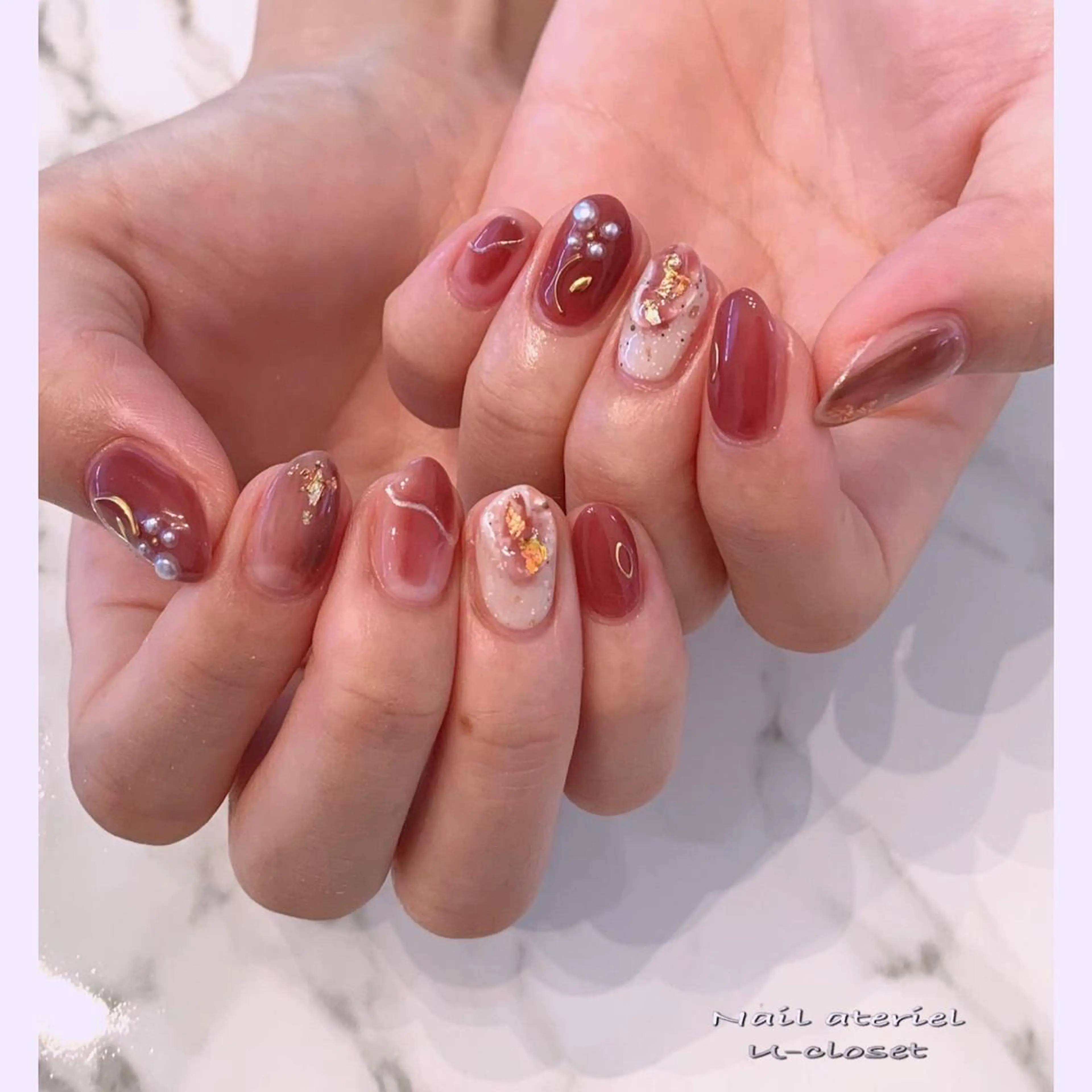 ネイル ハンドネイル u closetのネイルデザイン
