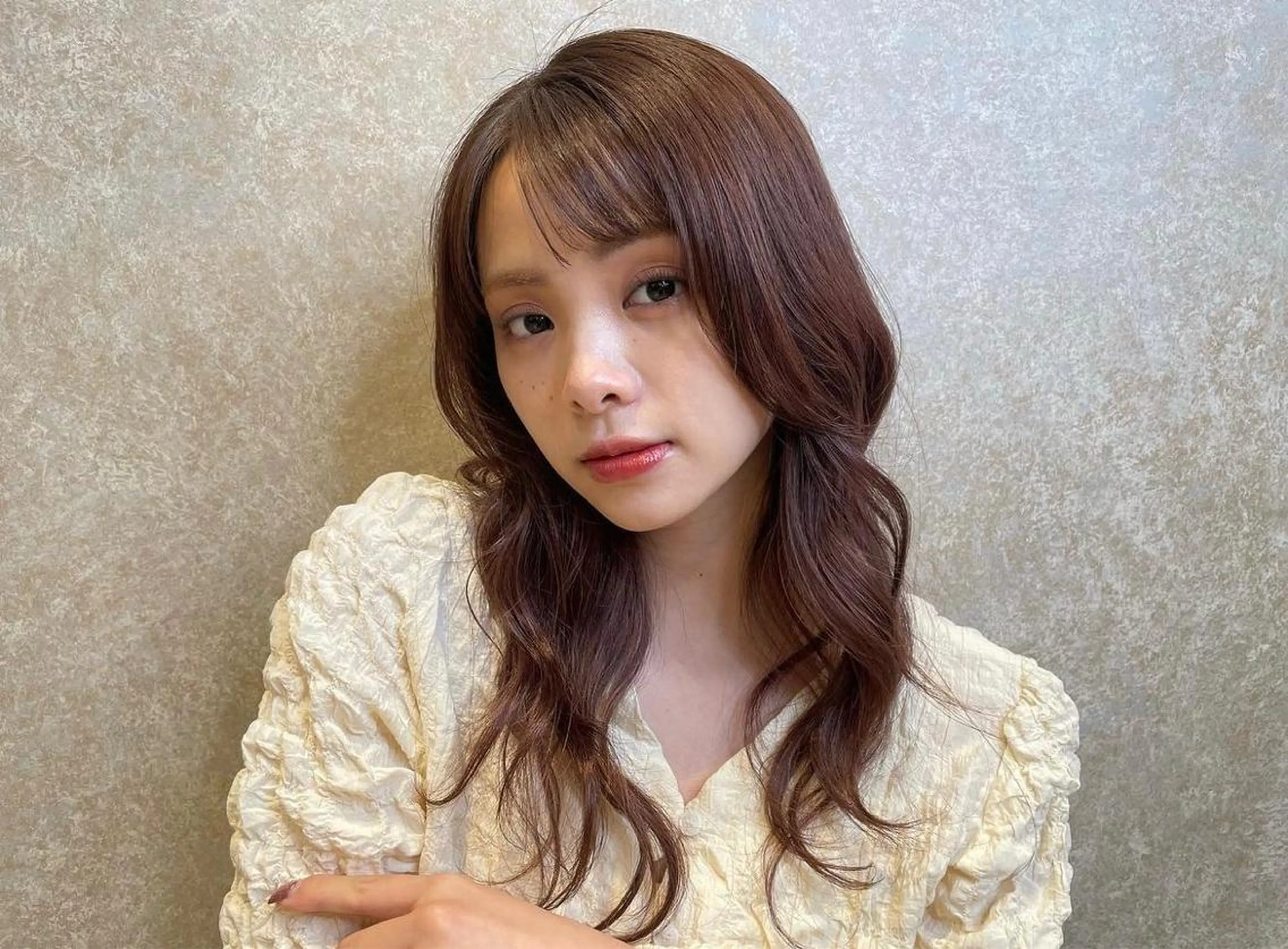ロング カット ヘアカラー 青田 明日海のヘアスタイル