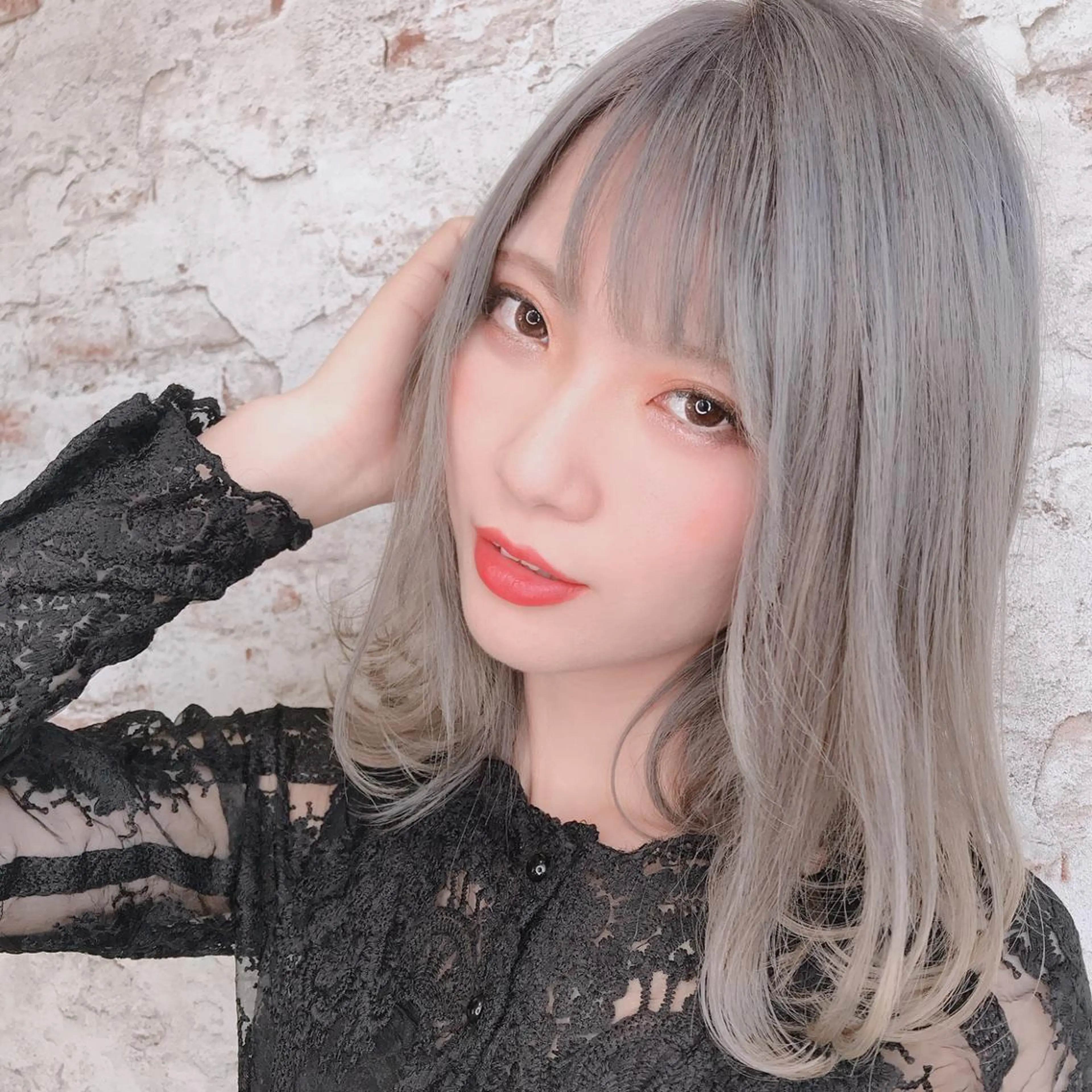 セミロング カット ヘアカラー トリートメント Crystal 船橋のヘアスタイル