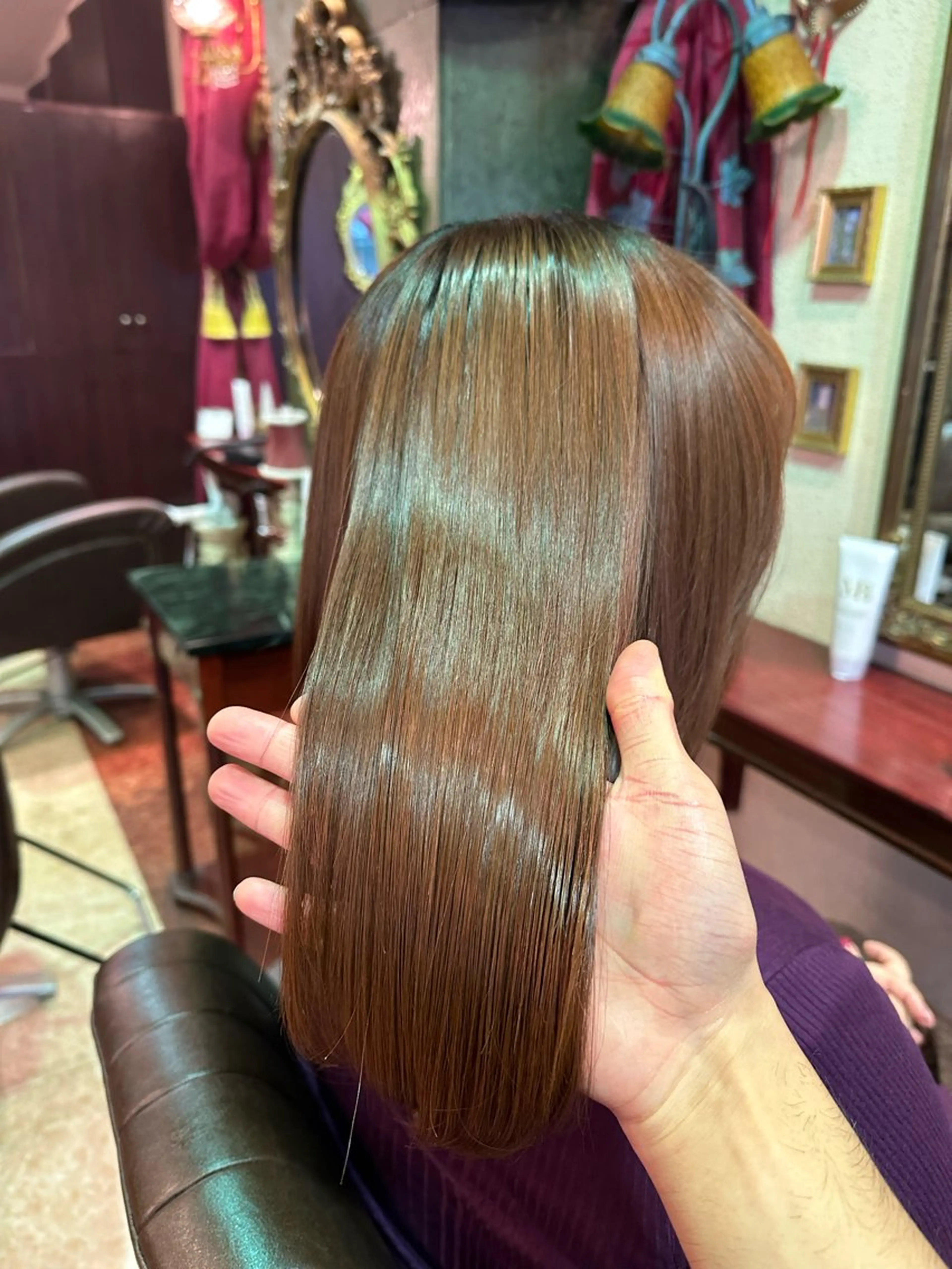 ロング 髪質改善 トリートメント 酸熱トリートメント トリートメント 【レイヤー/韓国風 /髪質改善】RINのヘアスタイル