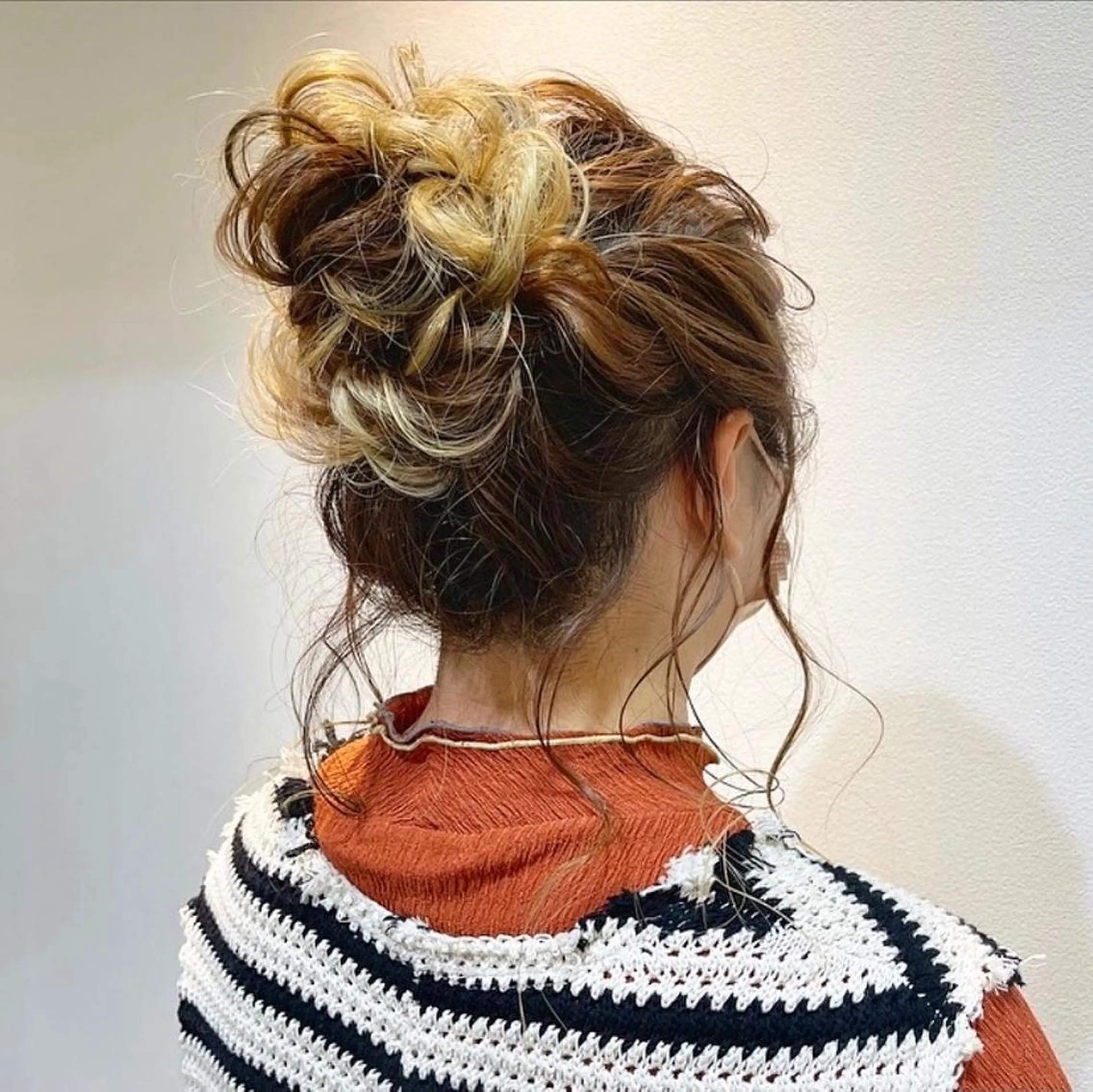 ヘアアレンジ お団子ヘア 林 瑠夏のヘアスタイル