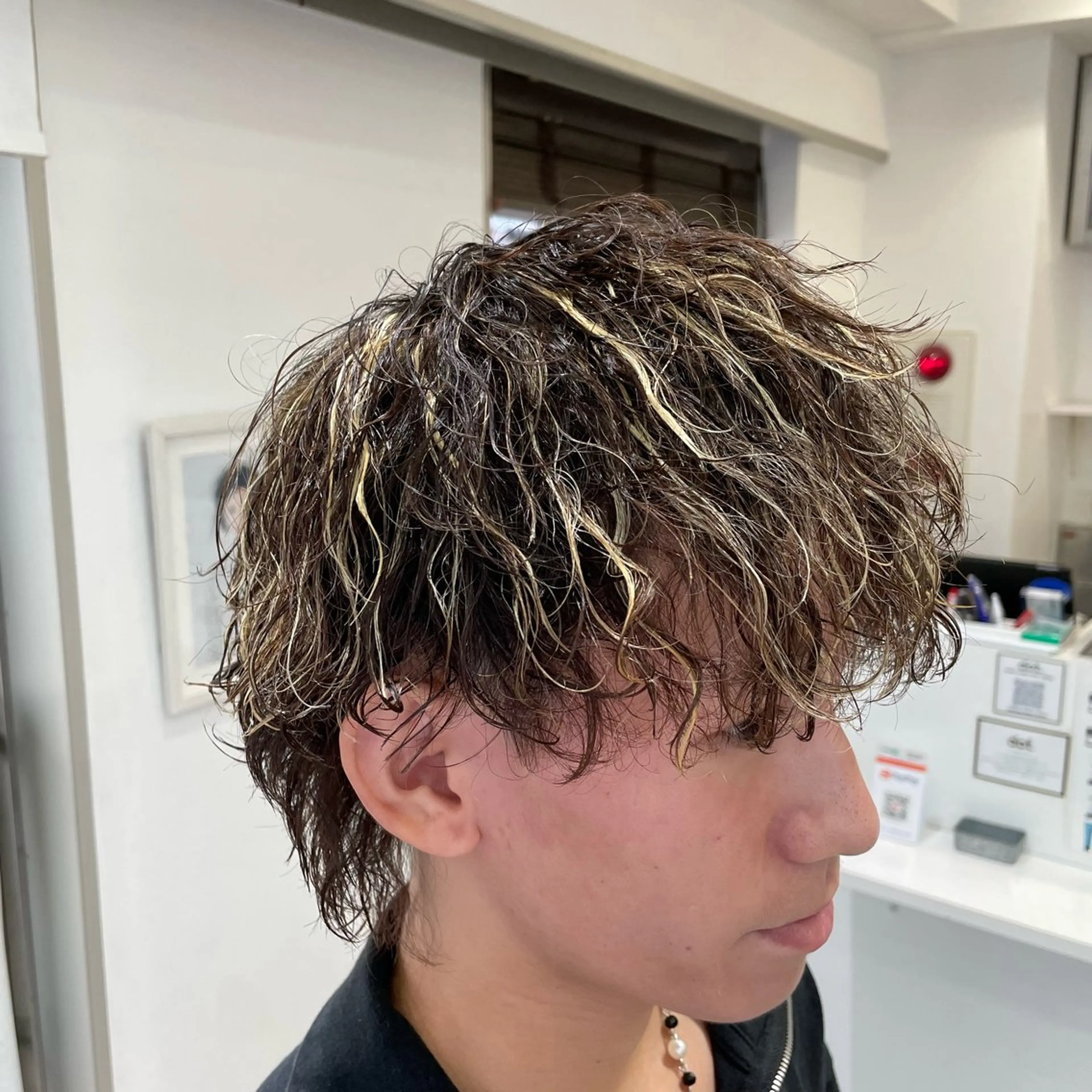 カラー パーマ メンズ STUGS BARBERSHOP ByDAMDEE TOKYO 上野御徒町所属・メンズ専門💈 伊藤輝のヘアスタイル