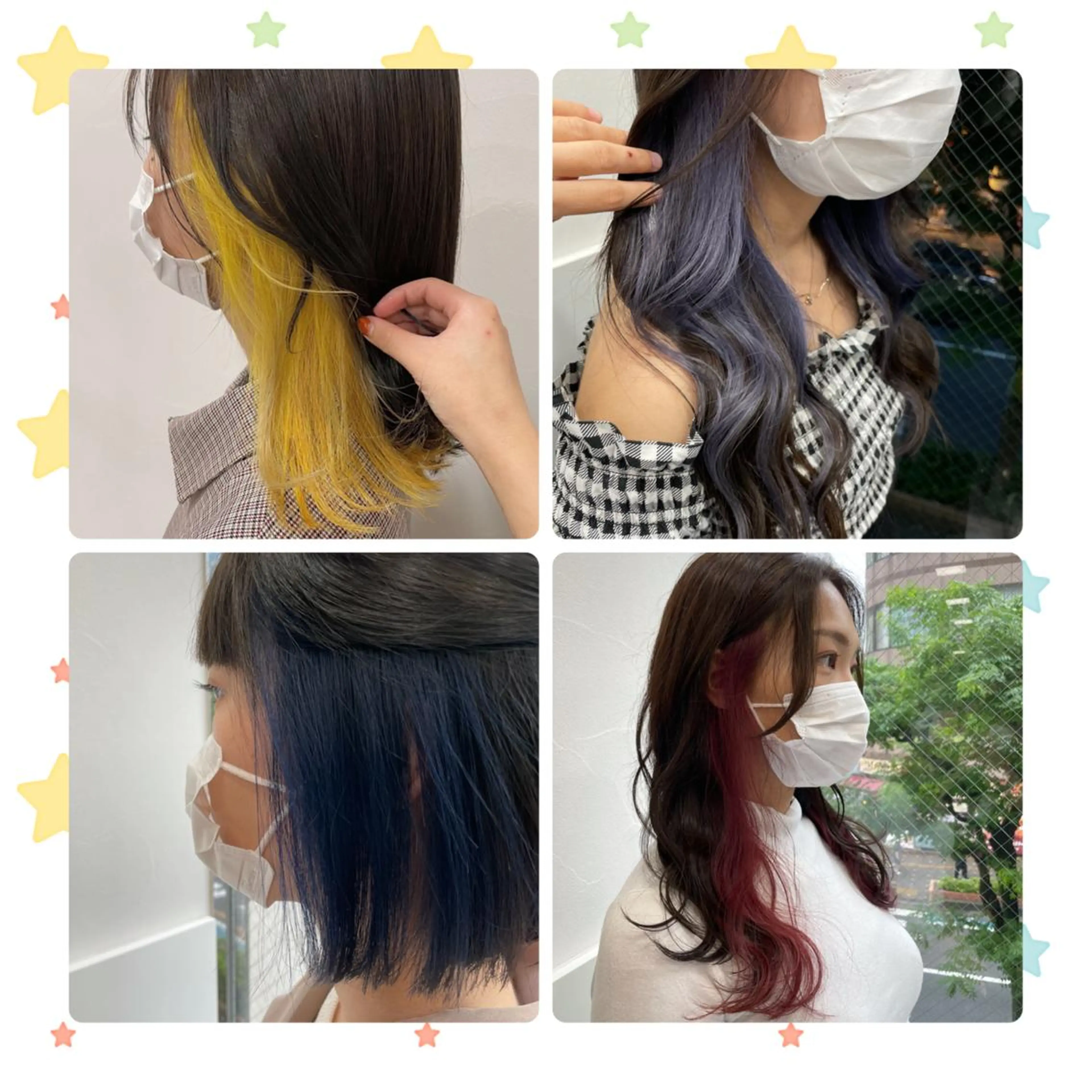 カラー インナーカラー カット ヘアカラー ヘアセット 🌼杉田 胡桃🌼のヘアスタイル