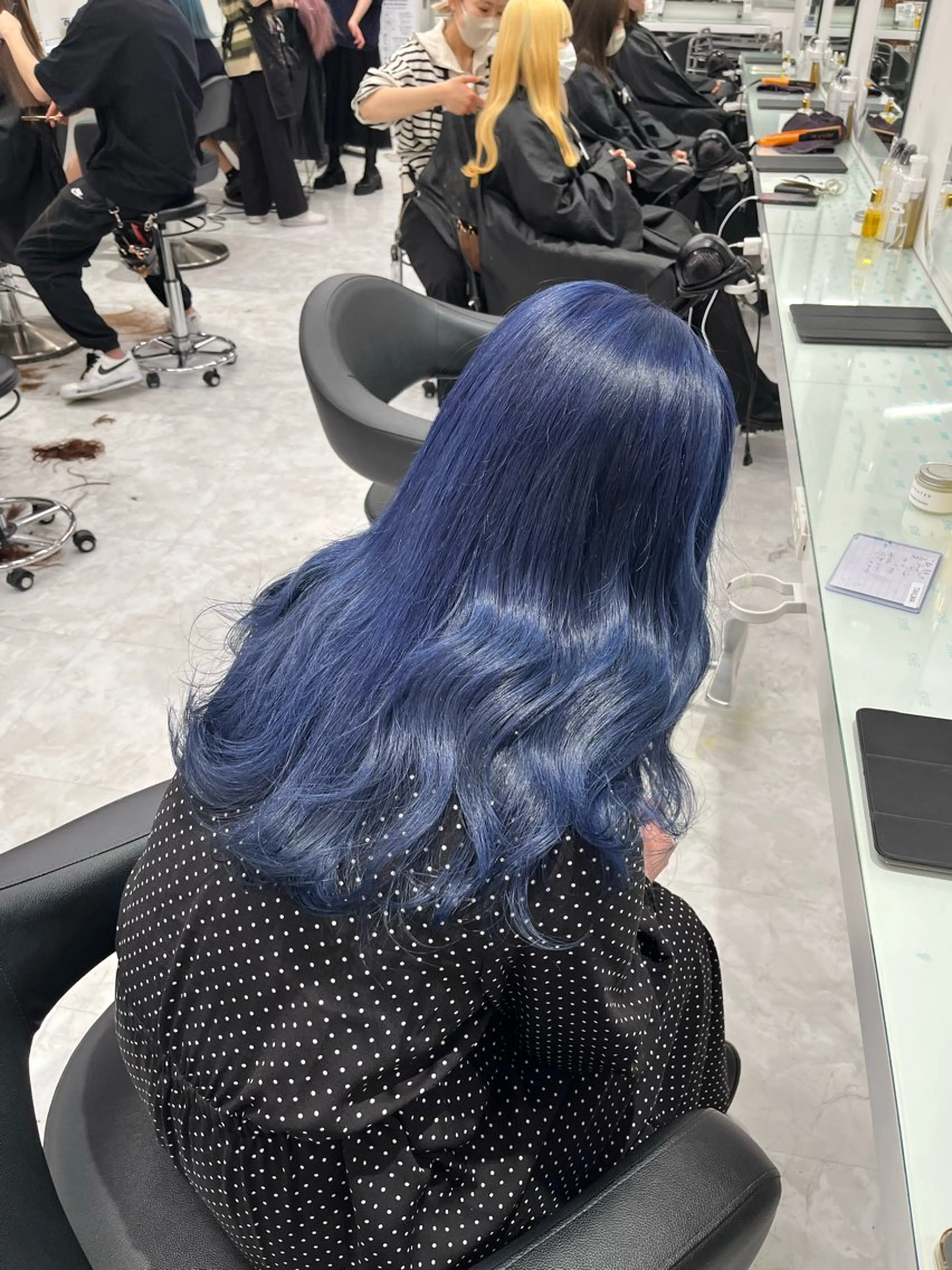 セミロング カラー ヘアカラー ツヤ髪透明感🐈‍⬛ 🦴ෆ‪maiෆ🦴のヘアスタイル