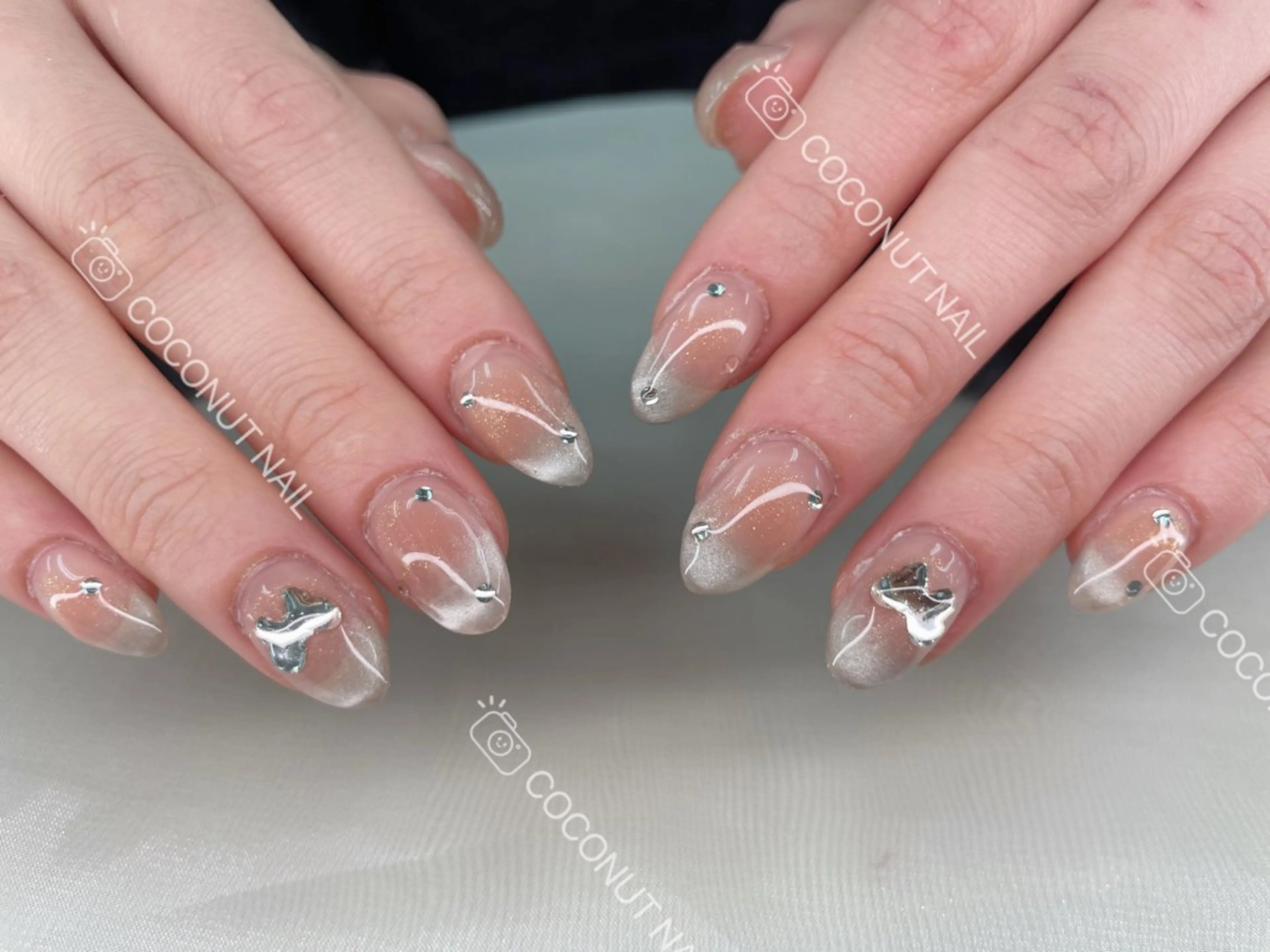 ネイル ハンドネイル ココナッツ 研修2のネイルデザイン
