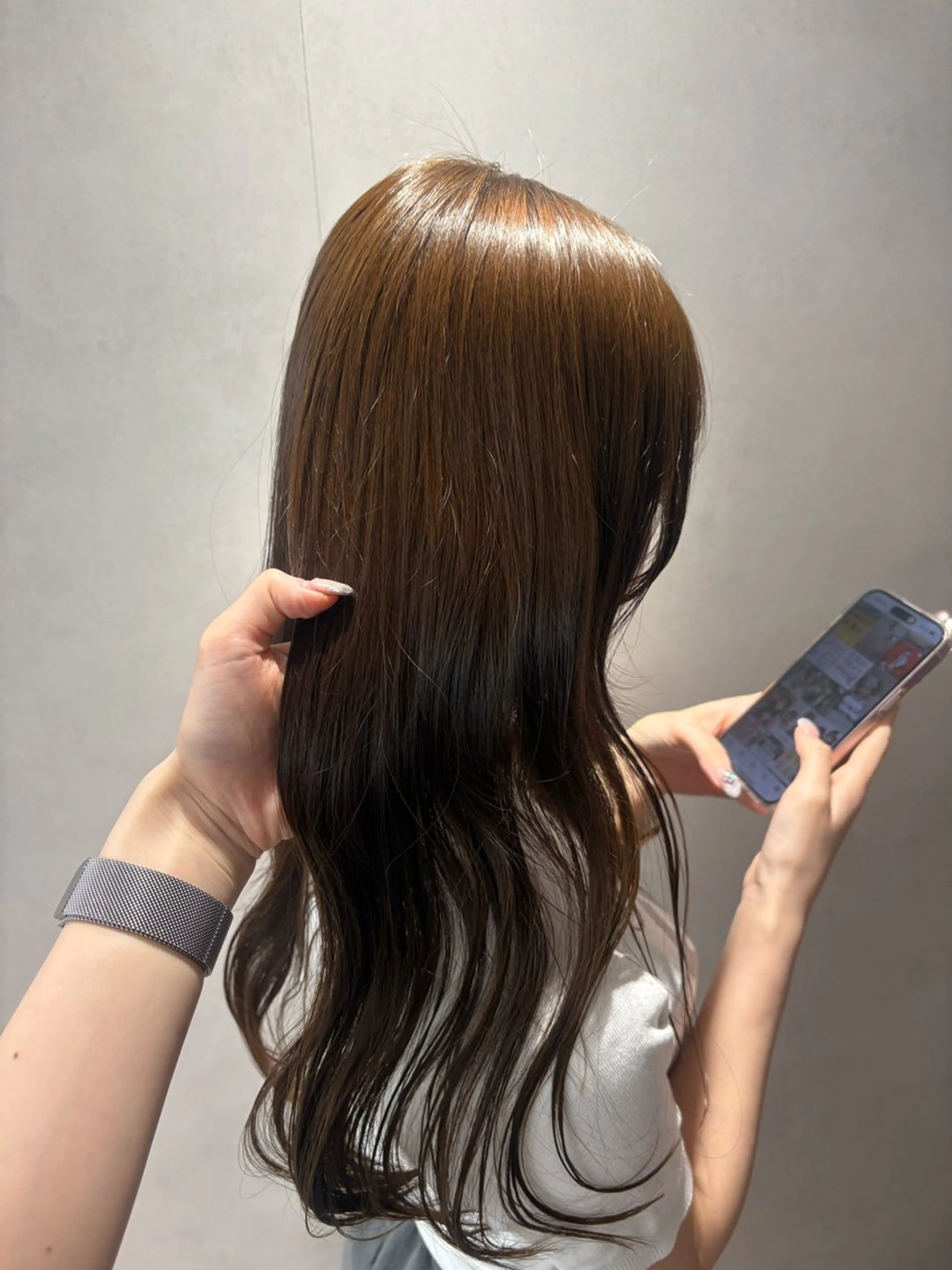 ‎【髪の栄養補給トリートメント付き🩶】onecolor ＋スチーム付き3stepトリートメント‎の写真