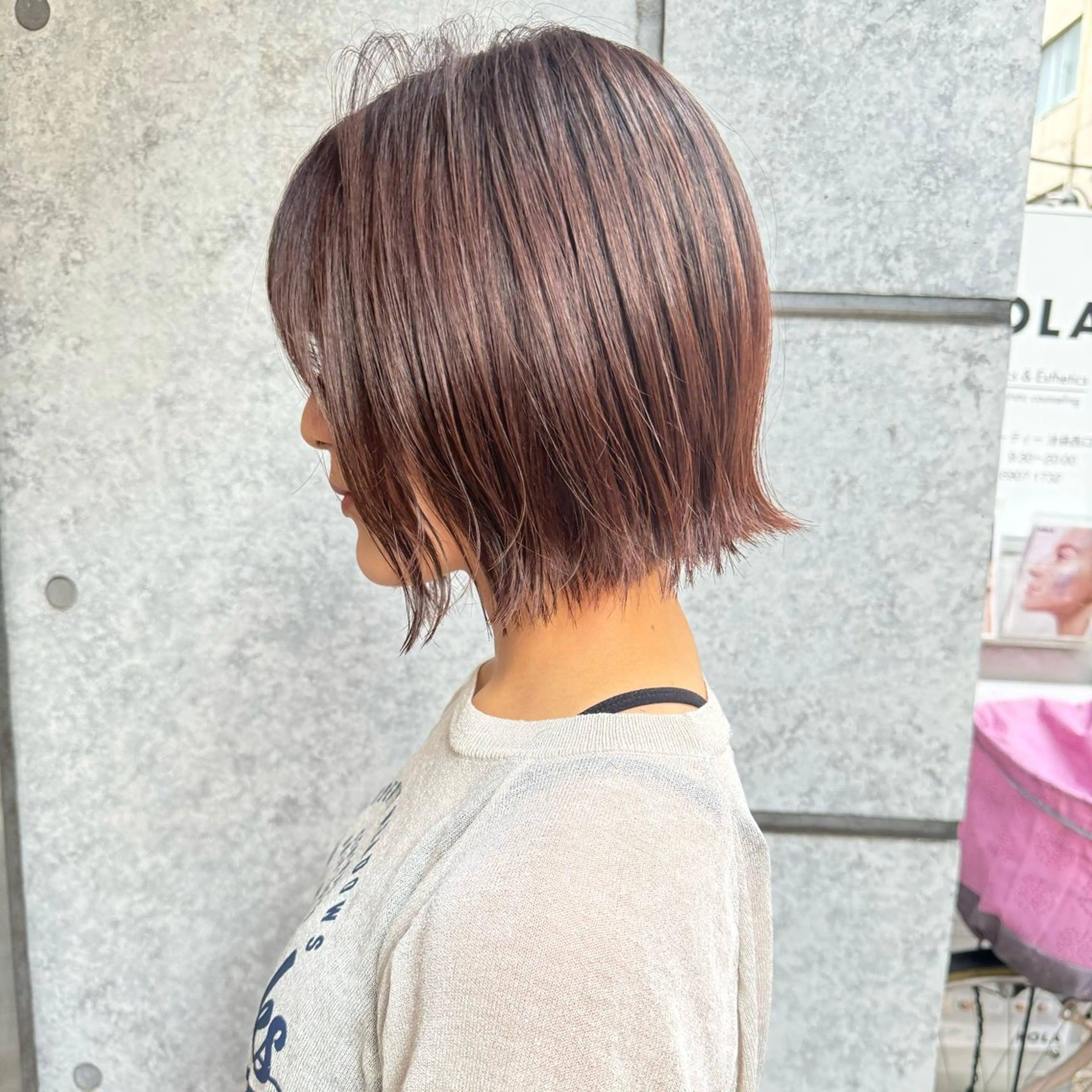 ショート カット ヘアカラー トリートメント MiU所属・髪質改善ストレート ✖️ブリーチゆたかのヘアスタイル