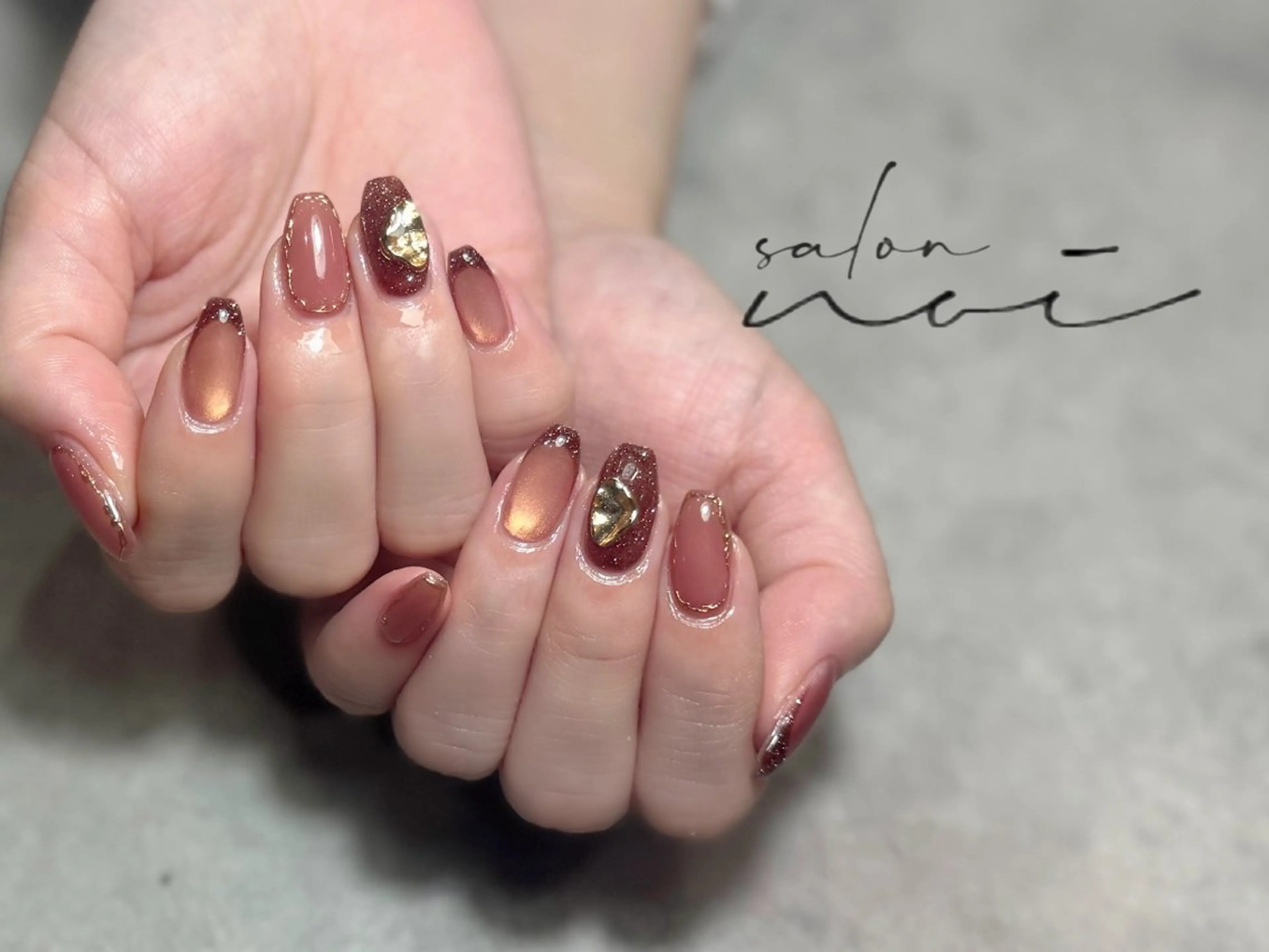 ネイル マグネットネイル ハンドネイル salon noi所属・salon noiのネイルデザイン