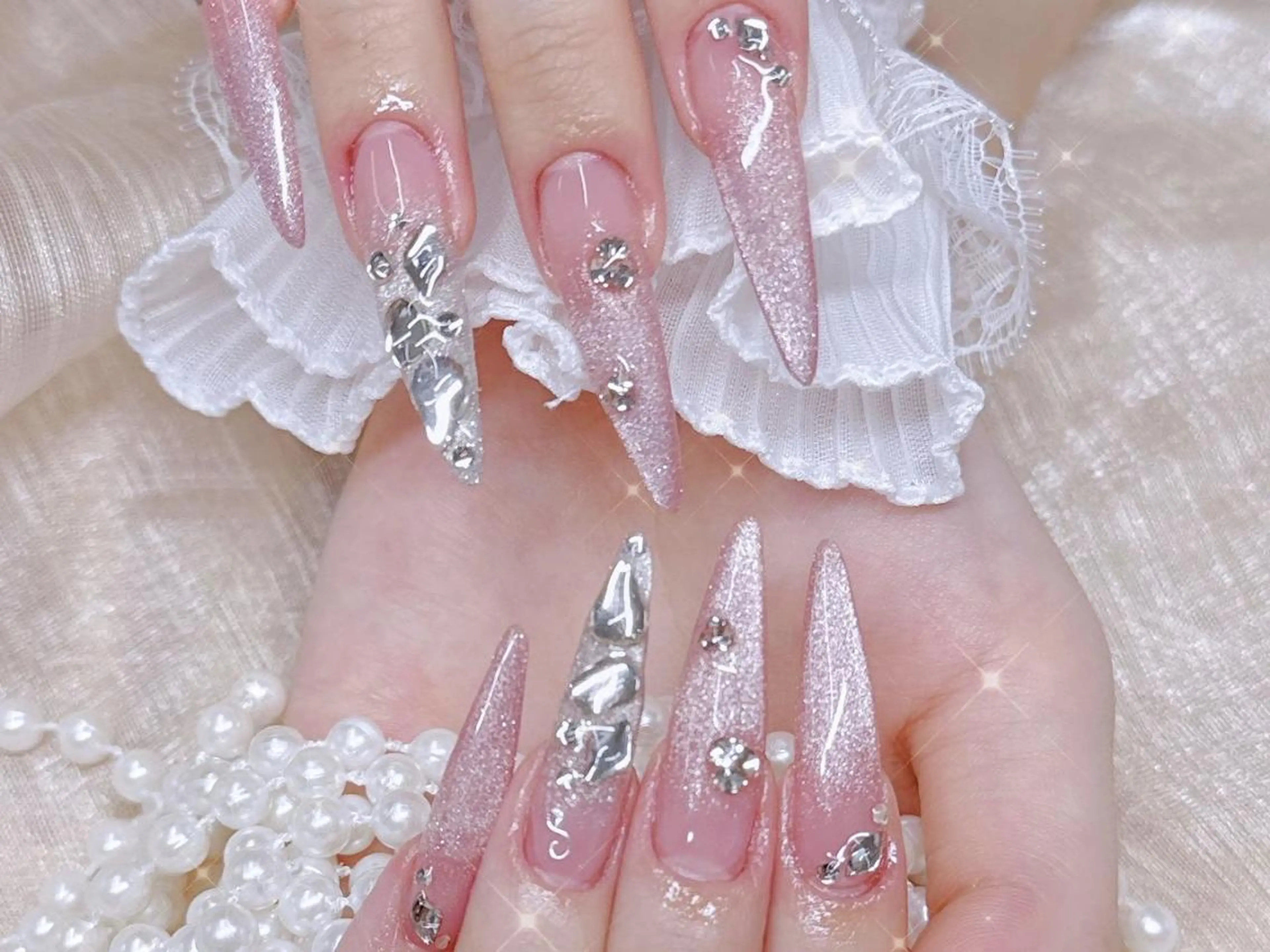 ネイル ハンドネイル 桜 井🧸のネイルデザイン