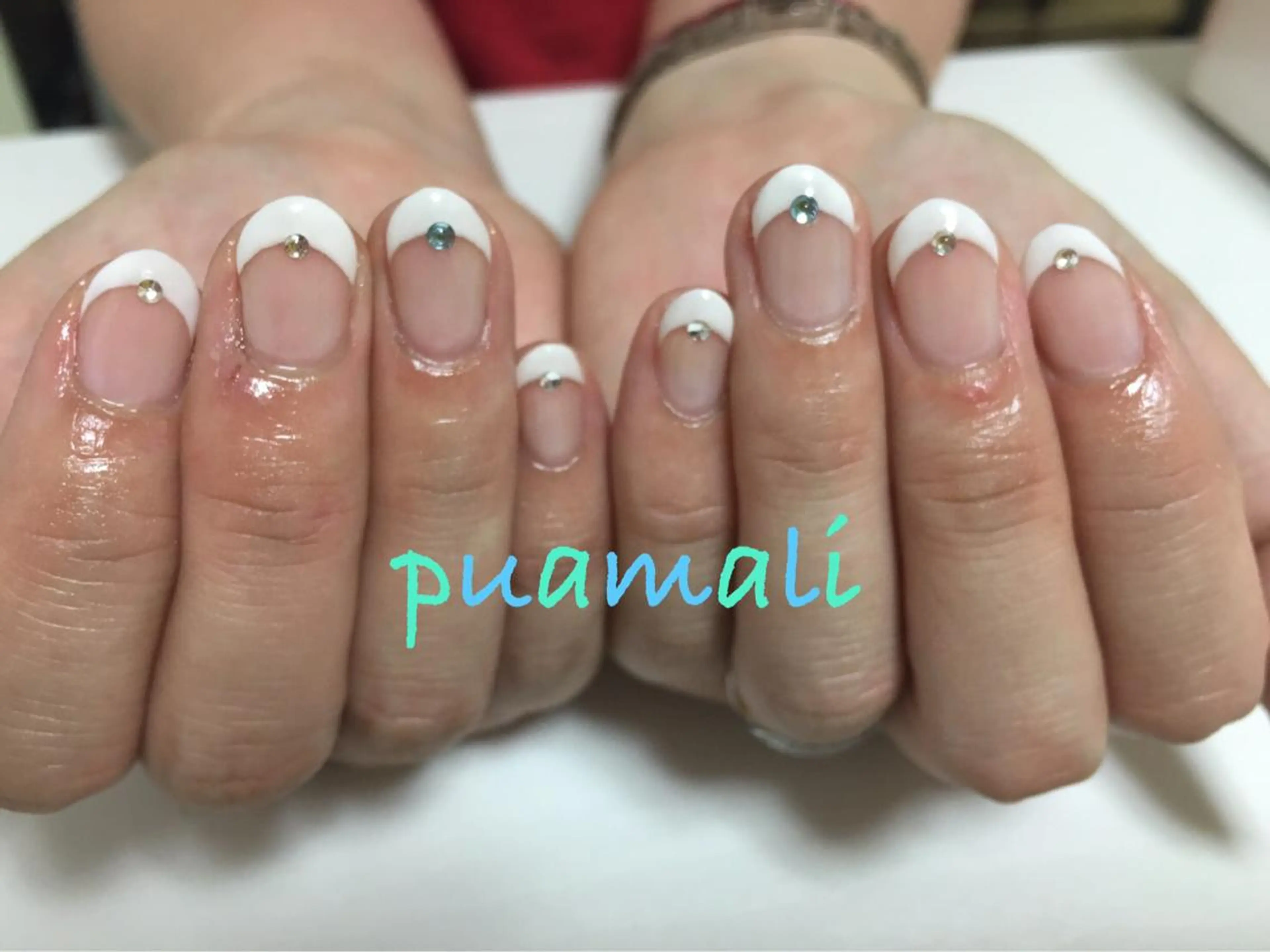 ネイル ストーンネイル ハンドネイル Puameli プアメリのネイルデザイン