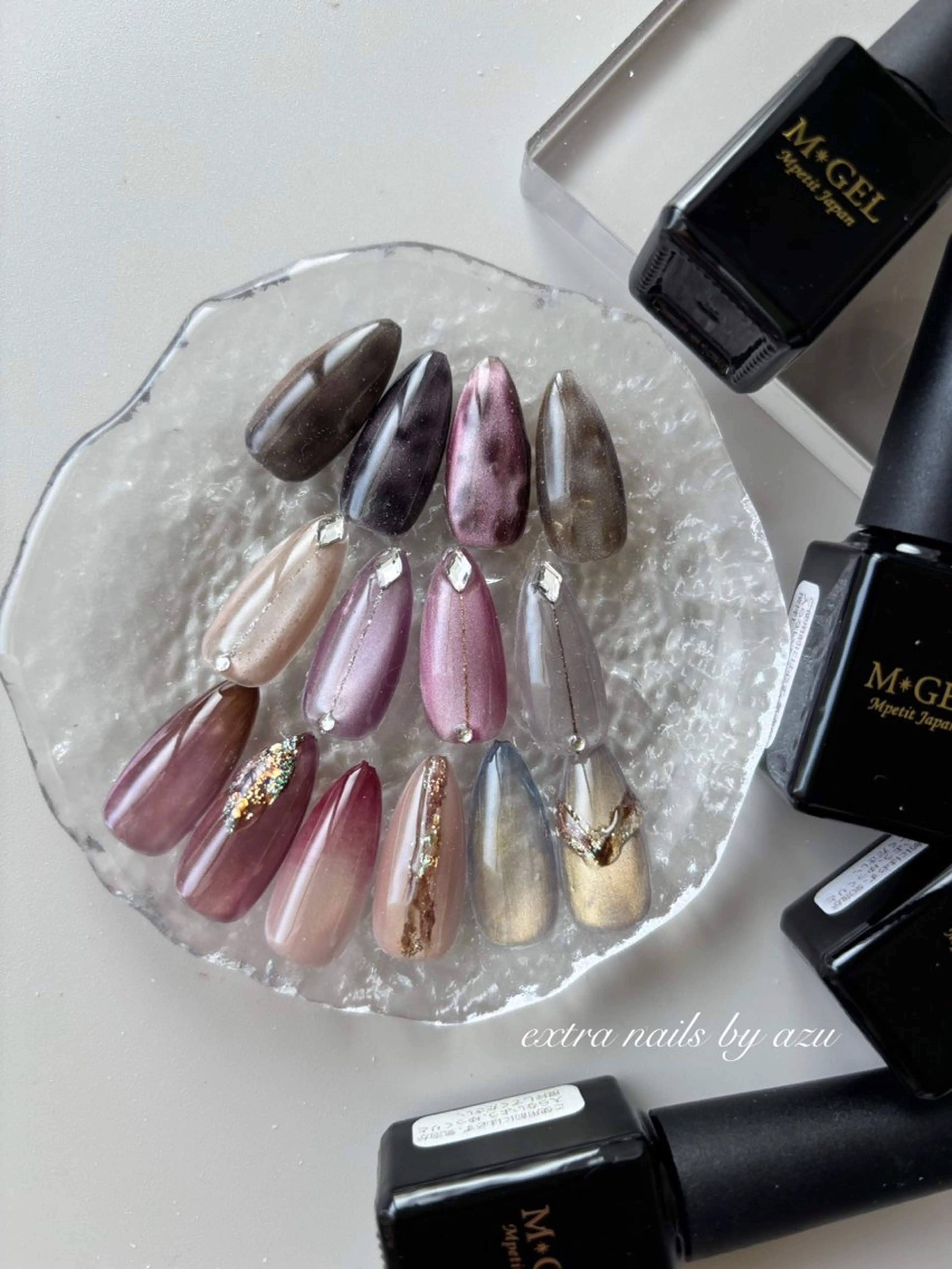 ネイル ハンドネイル extranails /wax　azuのネイルデザイン