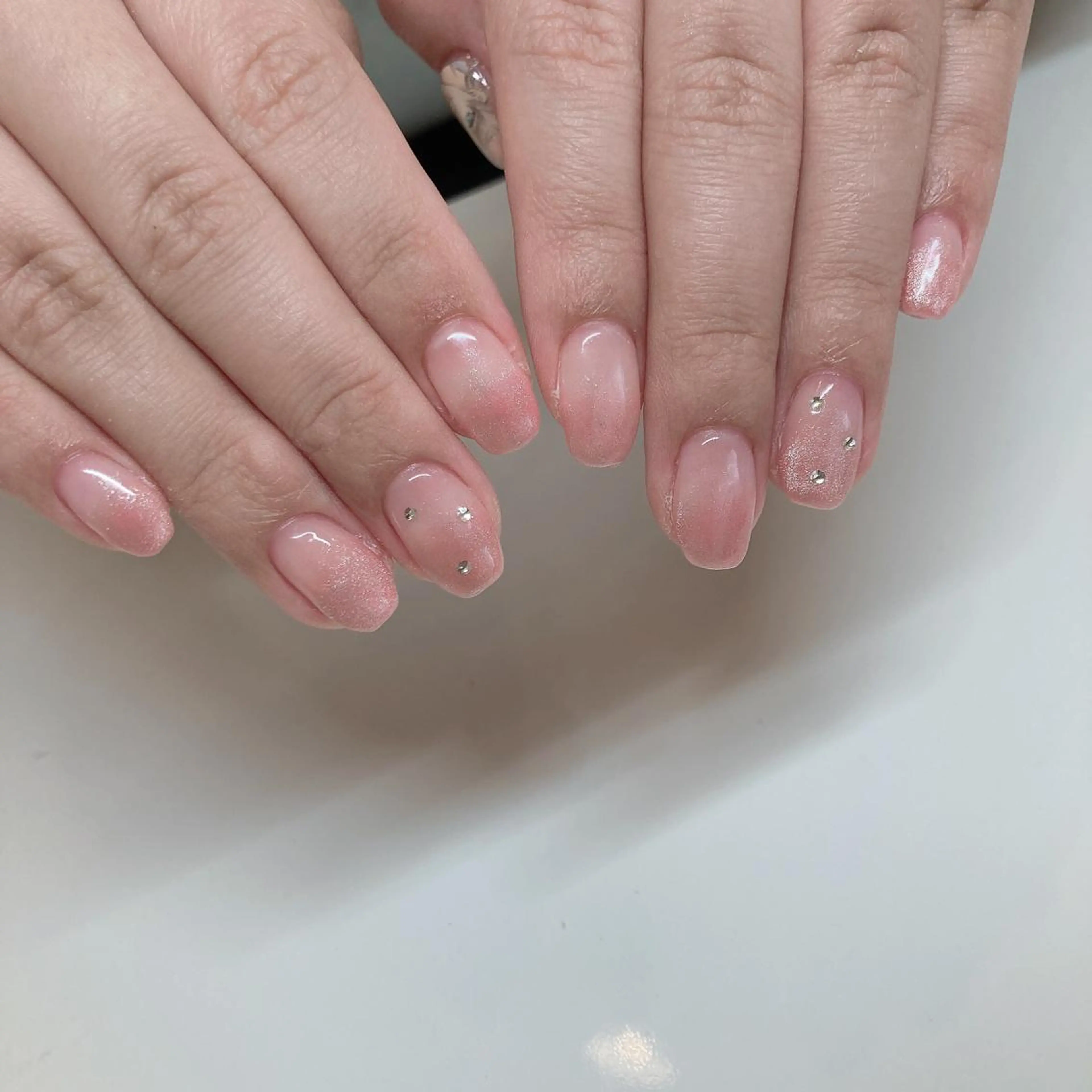 ネイル ハンドネイル ワンホンネイル/韓国 ネイル🎀表参道3分のネイルデザイン