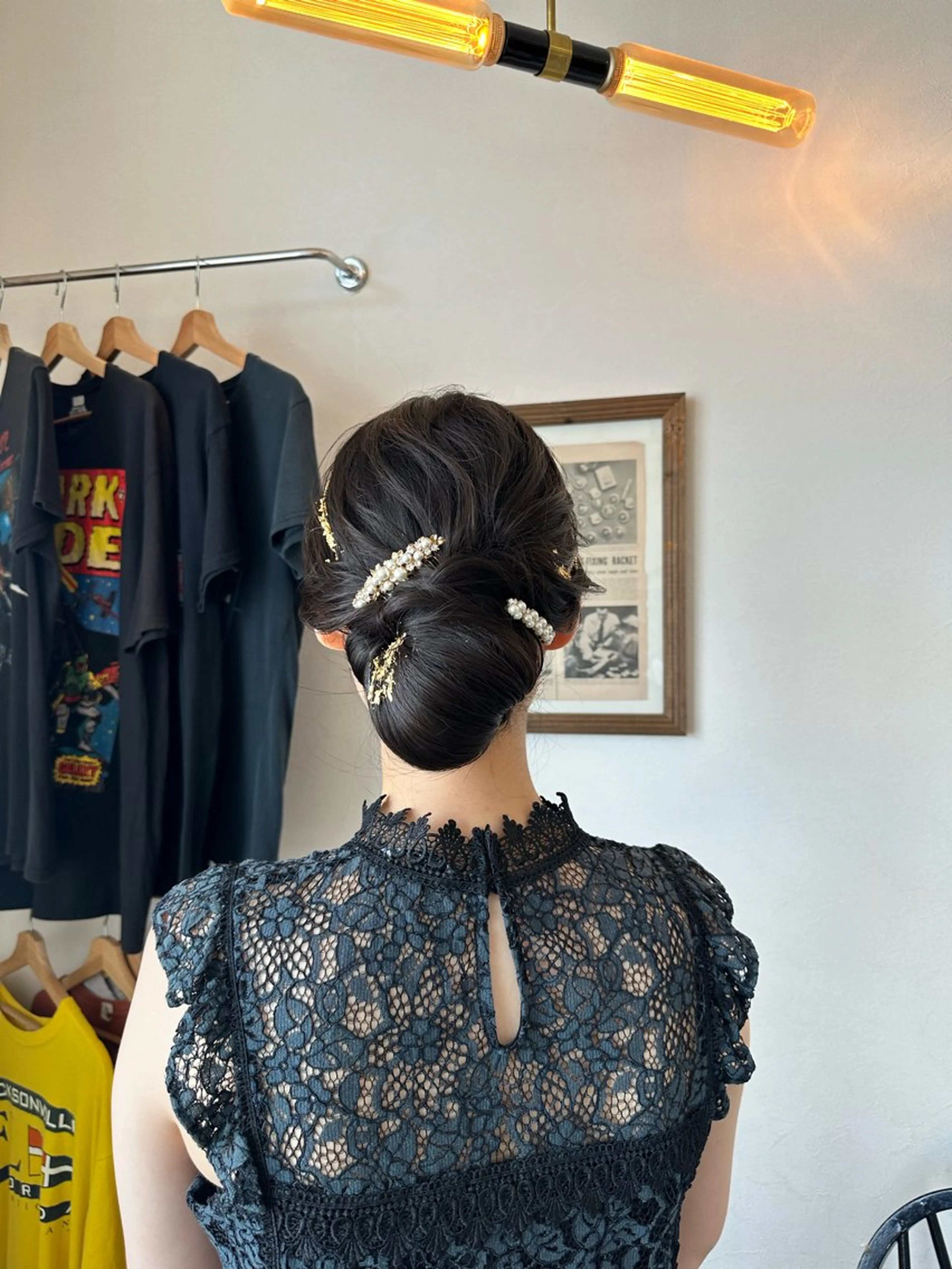 ロング ヘアアレンジ GENE CUTCLUB所属・岩村 夏姫のヘアスタイル