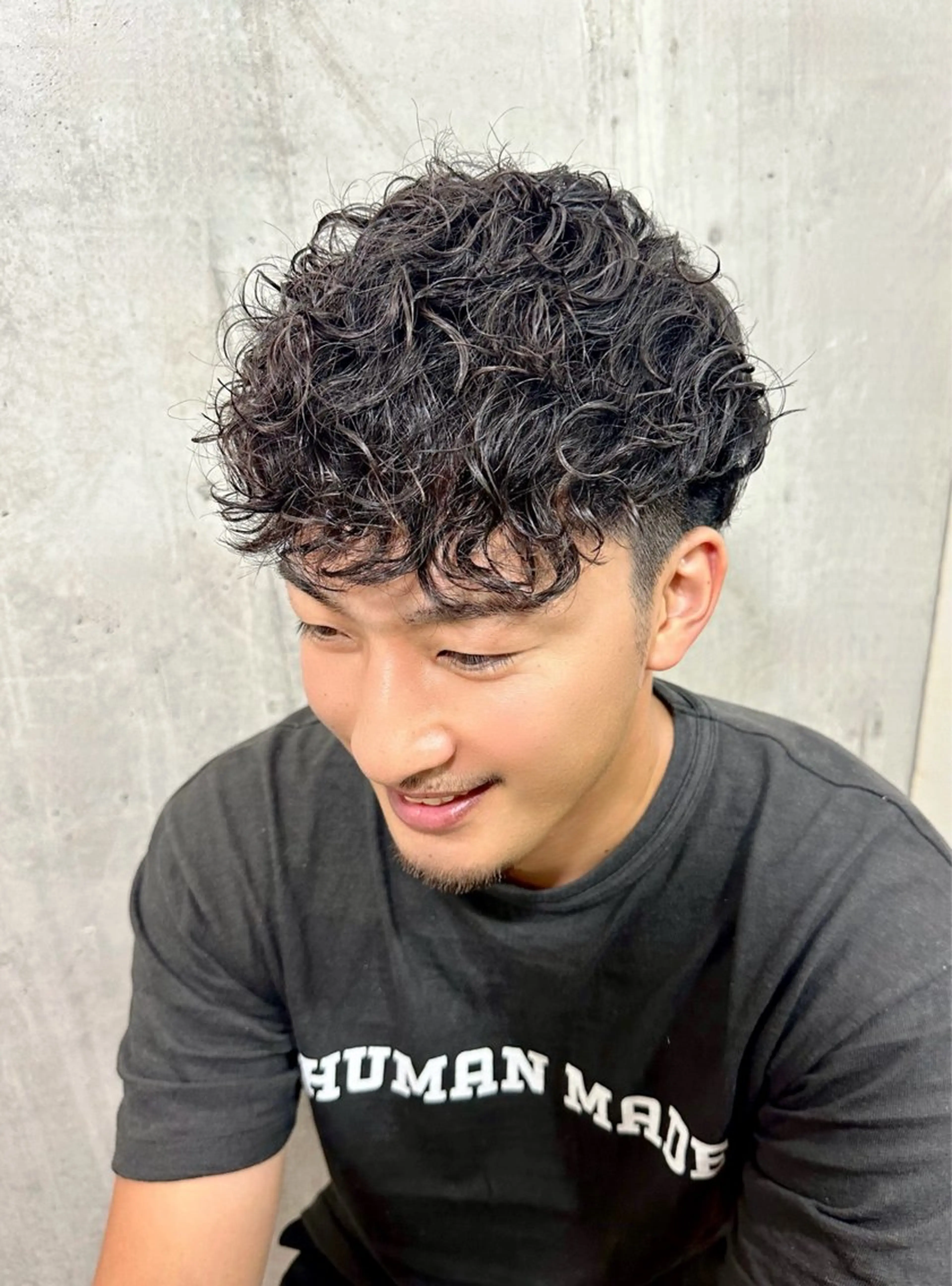パーマ メンズ カット パーマ ドアベル所属・中原 祥太のヘアスタイル