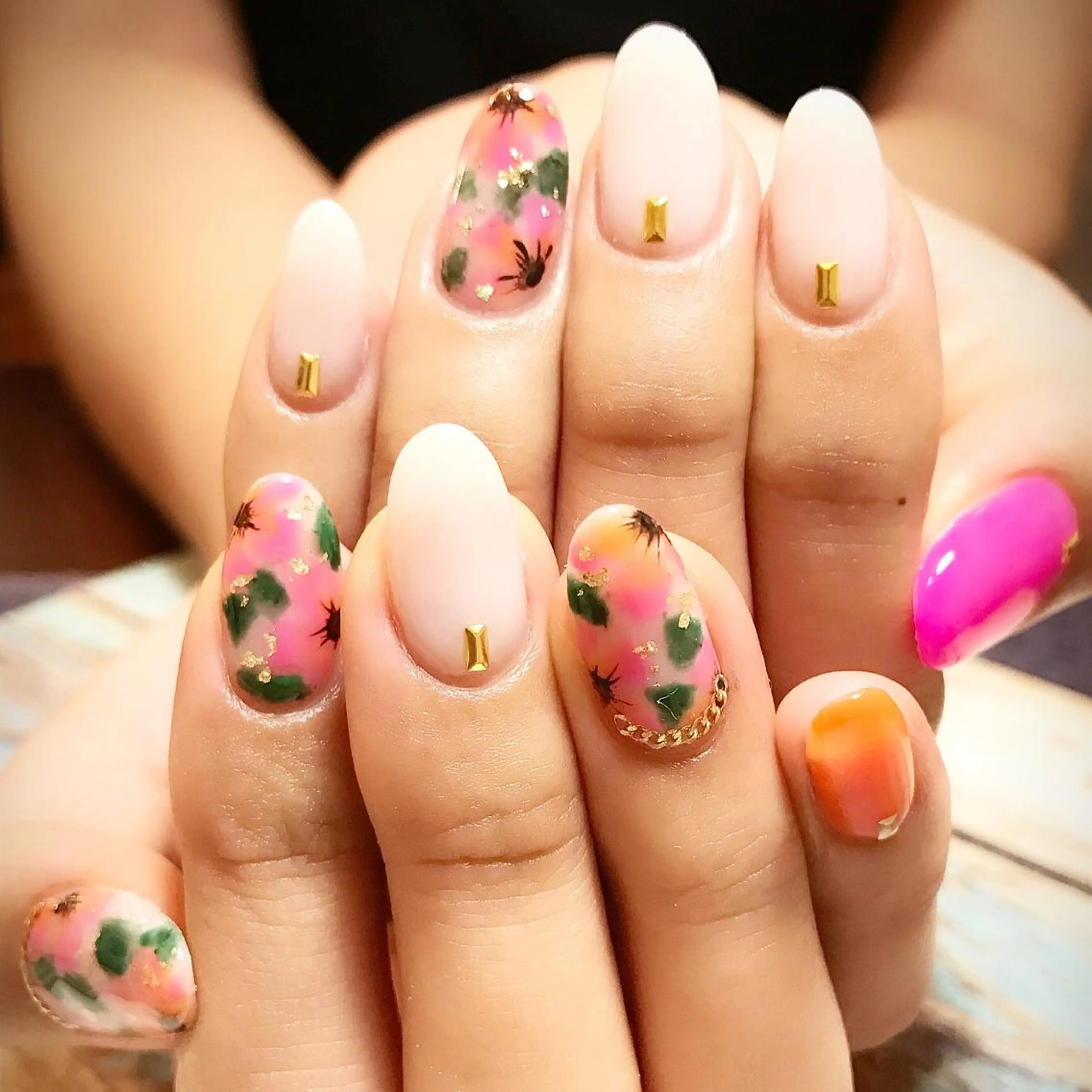 ネイル フラワーネイル jdn kayokoのネイルデザイン