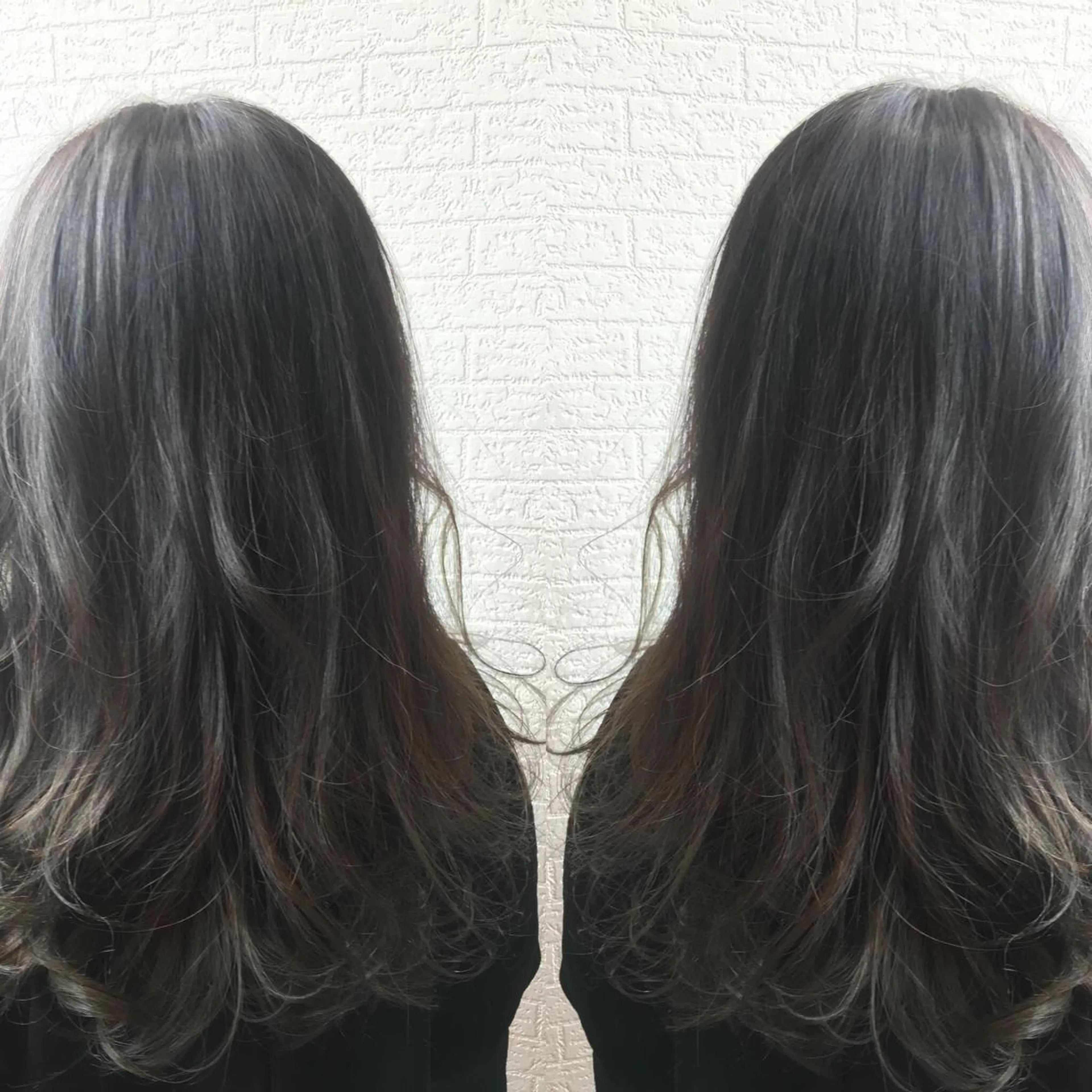 ミディアム カラー ブリーチ 透明感カラー 髪質改善美容師 中村　一のヘアスタイル