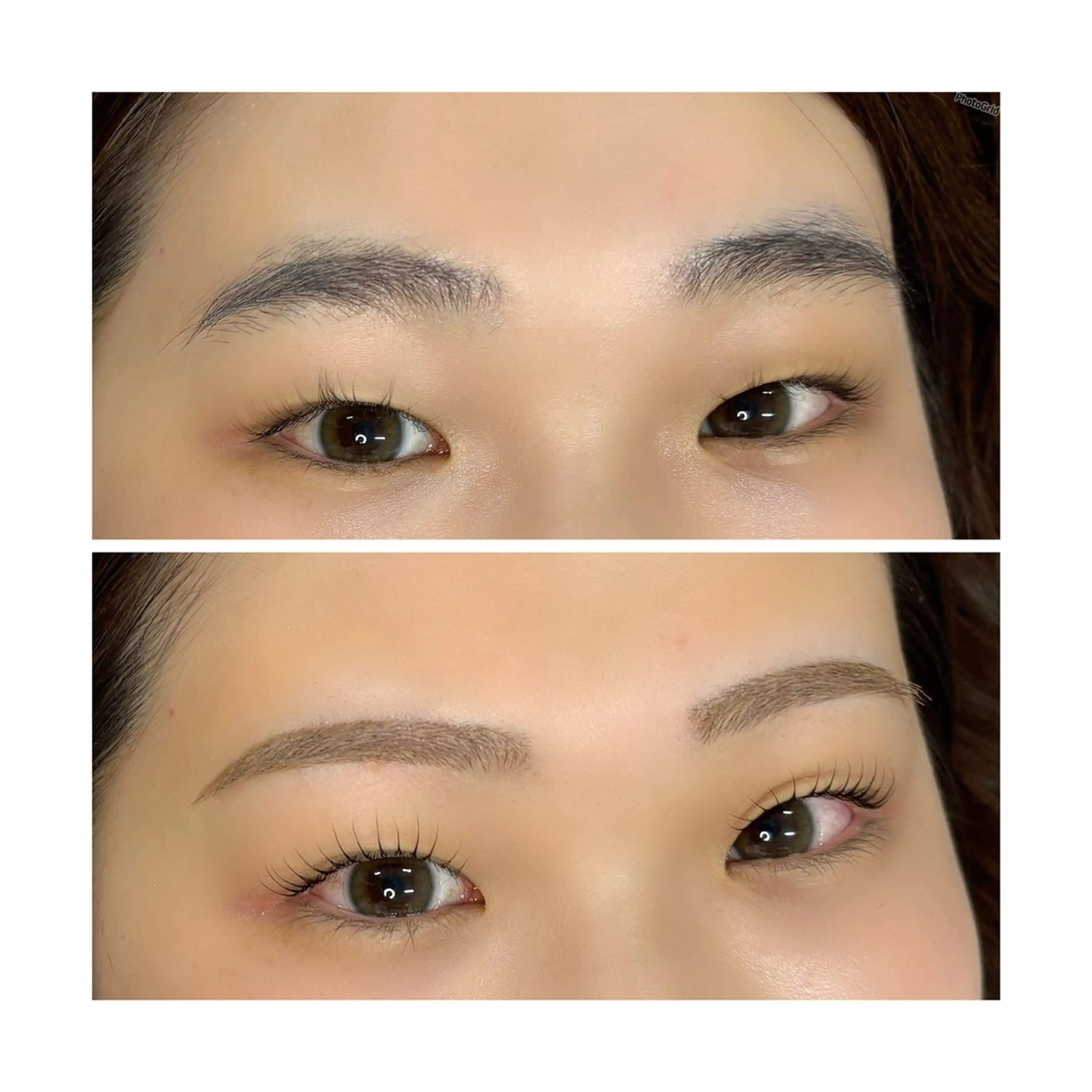 ✨WAX+間引きカット+まつげパーマorパリジェンヌ✨お仕上げコーティング付きの写真