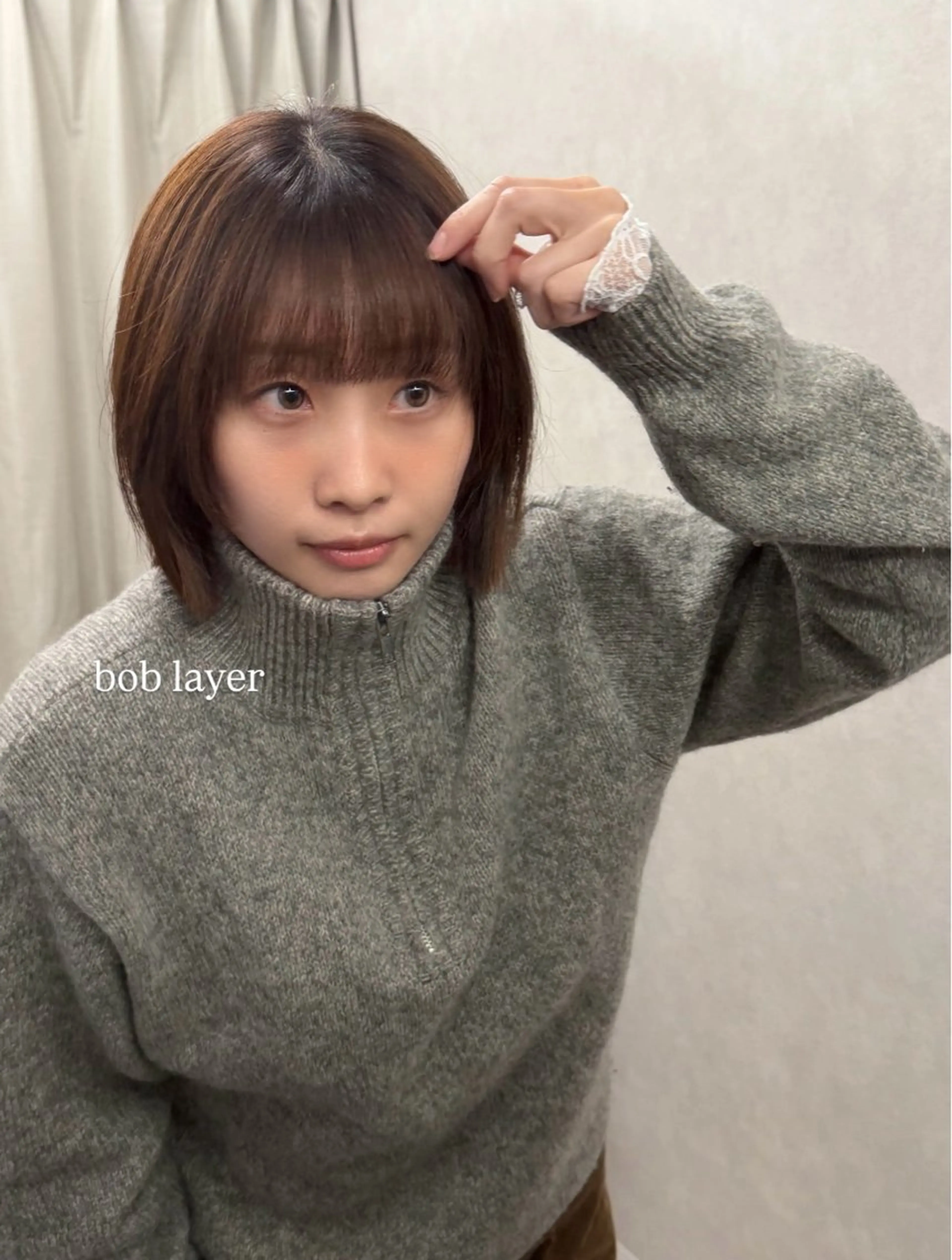 ショート ボブ レイヤーカット カット ヘアカラー トリートメント ヘッドスパ 🇰🇷韓国ｽﾀｲﾙ ﾚｲﾔｰ/ayanaのヘアスタイル