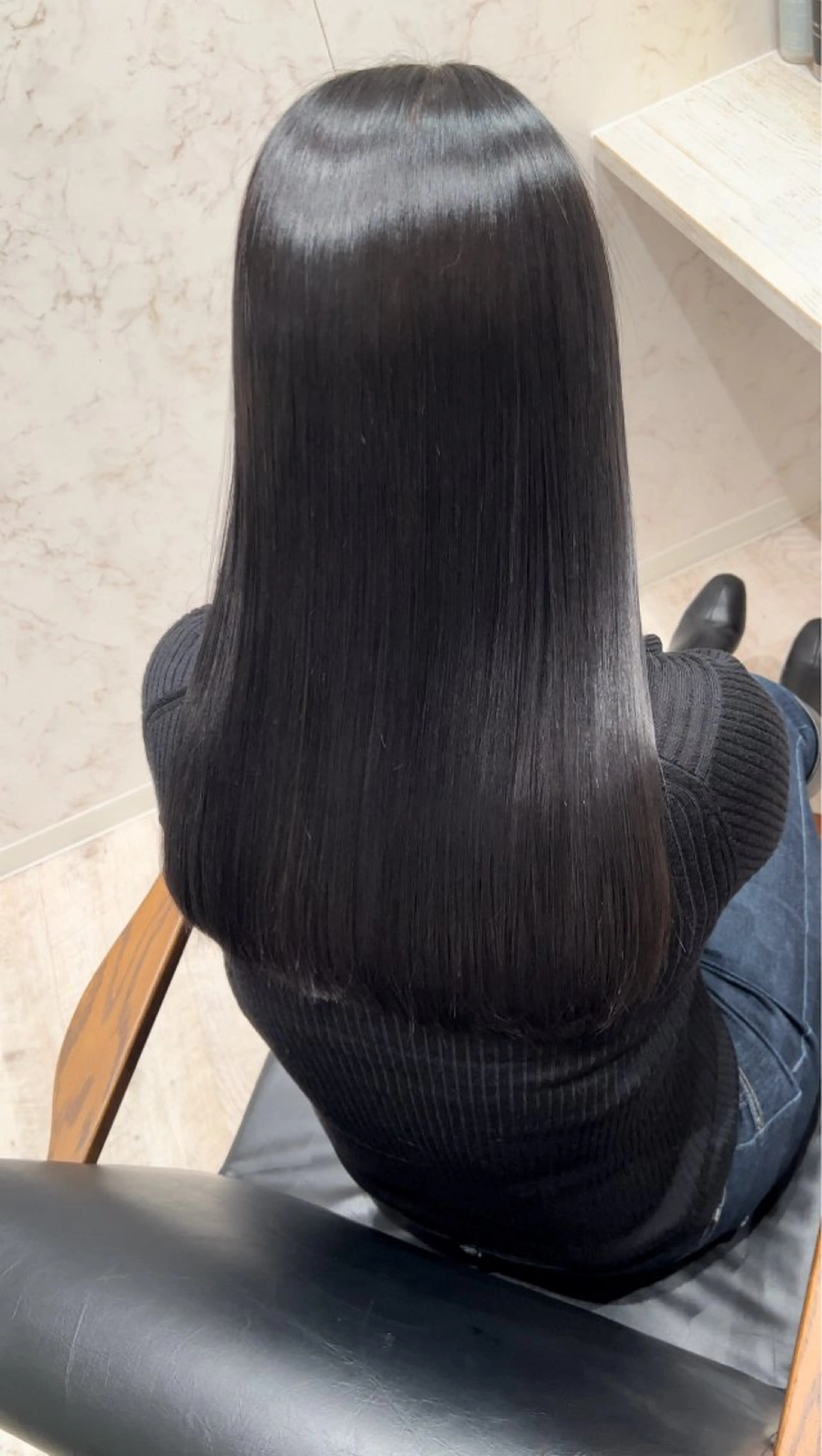 ロング 髪質改善ストレート /髪質改善/中内寛太のヘアスタイル