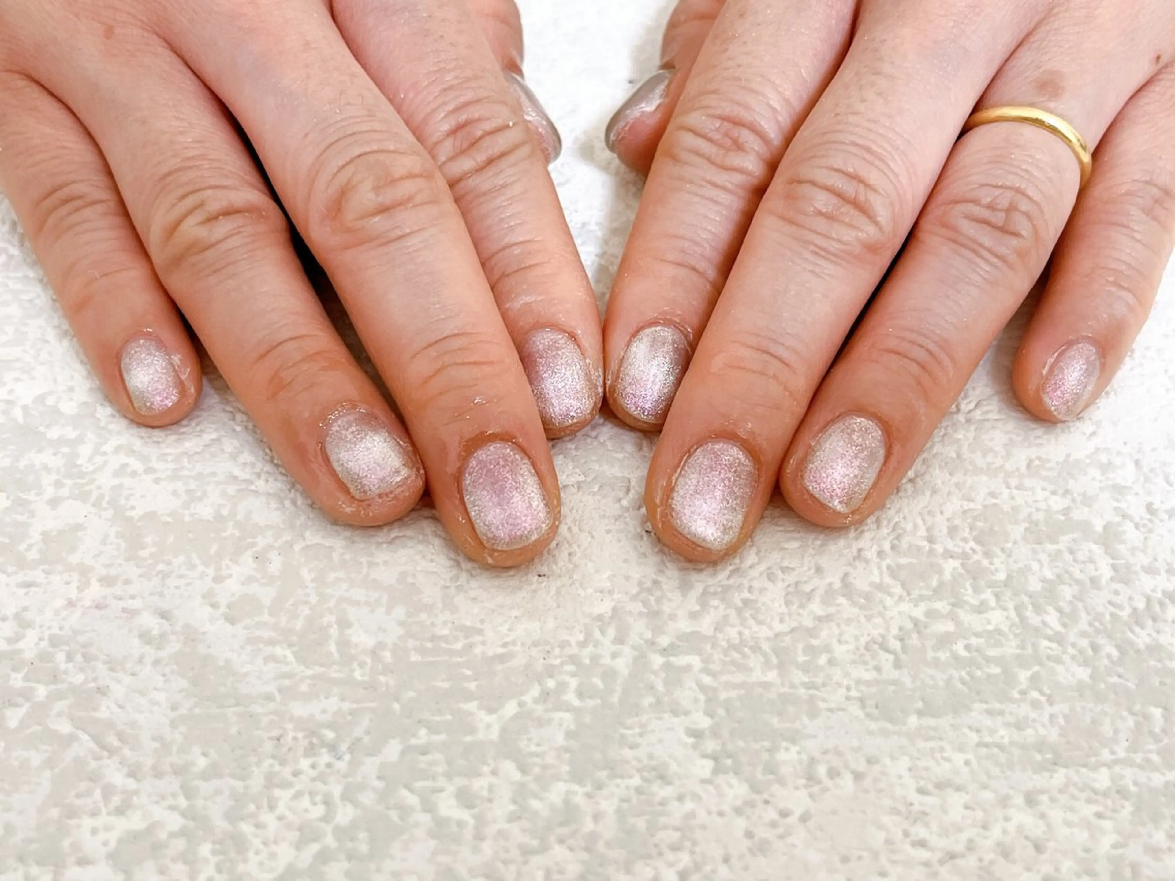 ネイル オーロラネイル フットネイル フレンチネイル ジェルネイル 韓国ネイル ハンドネイル Mogu nail 二子玉川のネイルデザイン