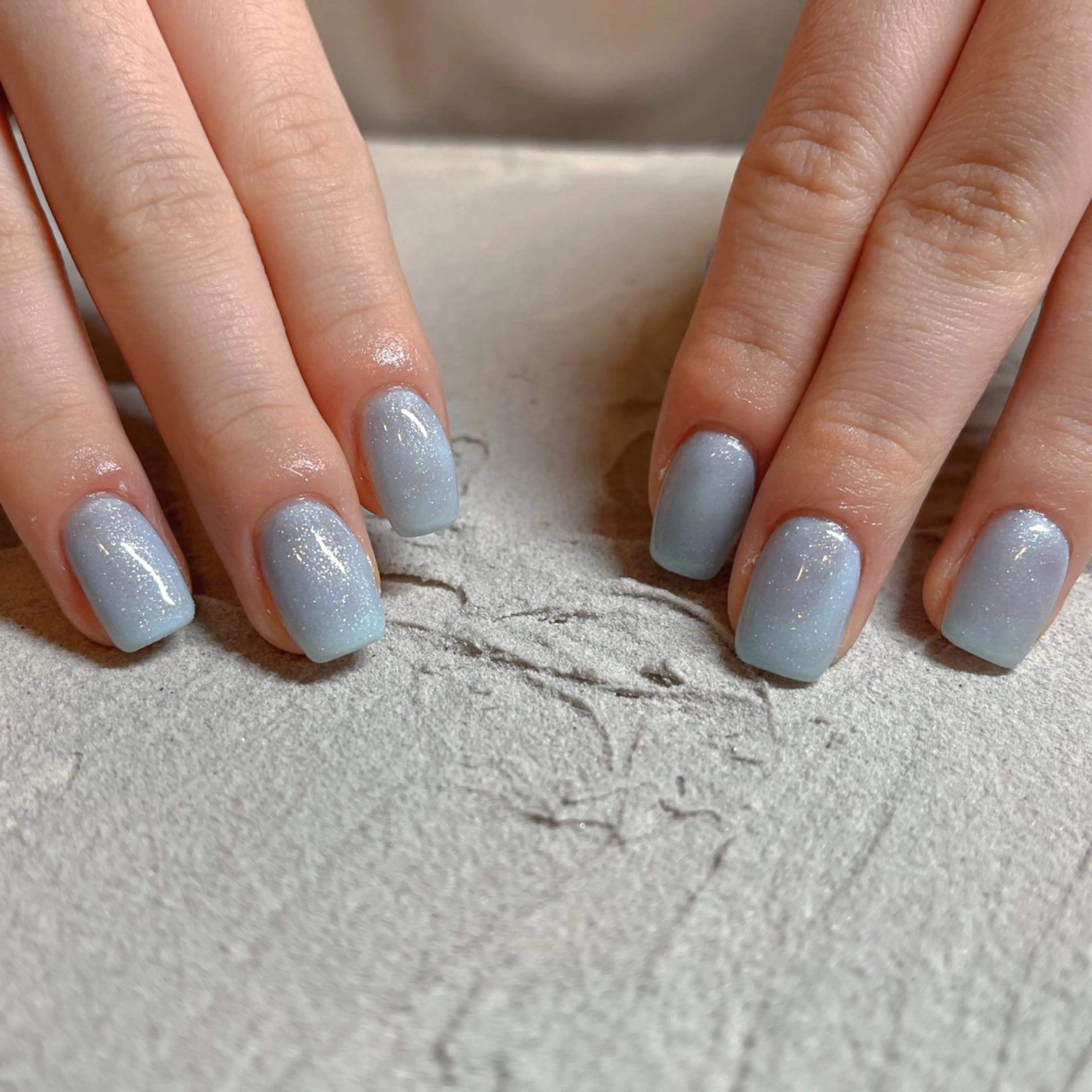 ネイル フレンチネイル ジェルネイル 韓国ネイル マグネットネイル ニュアンスネイル MARU NAIL mamiのネイルデザイン