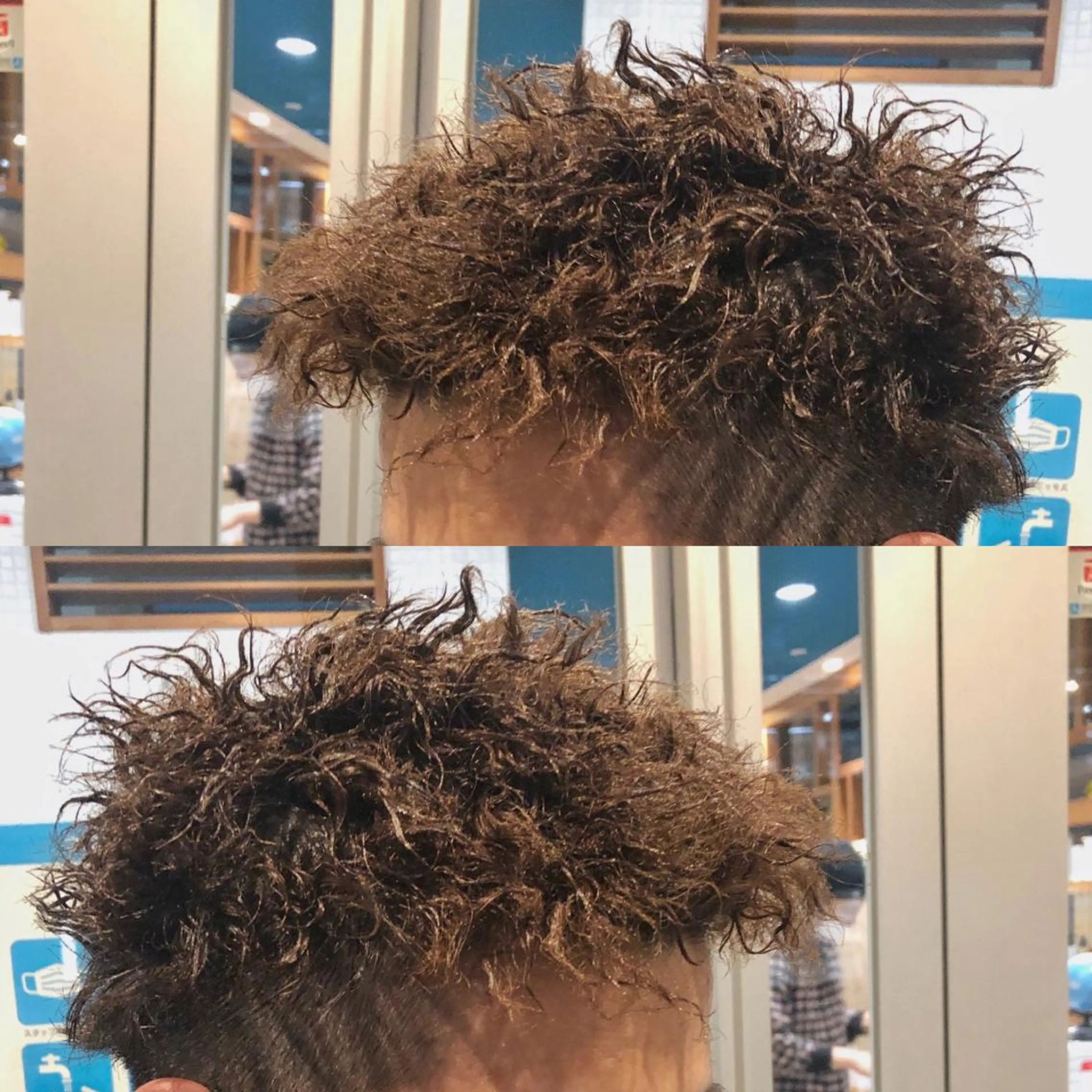 ショート パーマ ヘアアレンジ メンズ 美容室sand 横浜のヘアスタイル