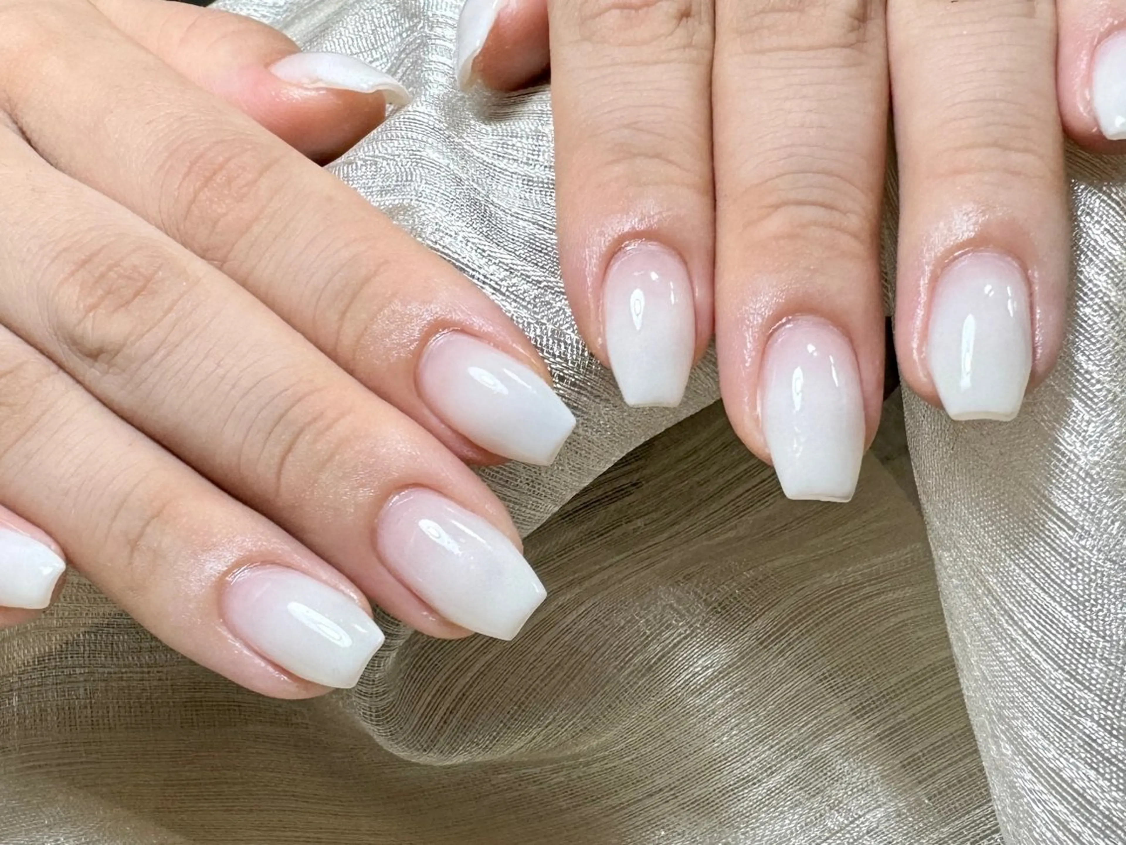ネイル ワンカラーネイル ハンドネイル ハンドケア 💕ドリーミー ネイル💕のネイルデザイン