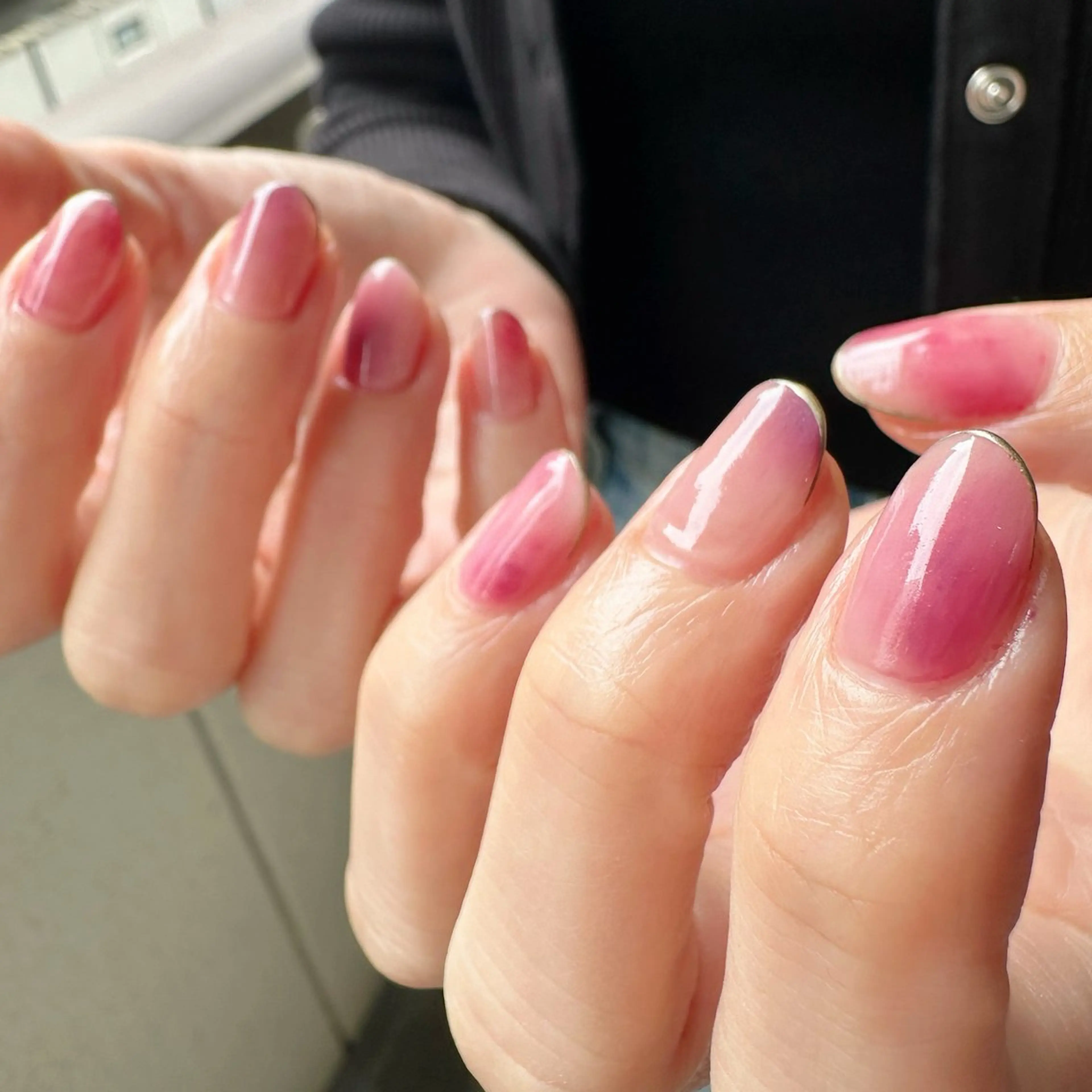 ネイル フレンチネイル 氷ネイル・うるうるネイル 韓国ネイル ニュアンスネイル 春ネイル 🪞KAPE NAIL 🪞のネイルデザイン