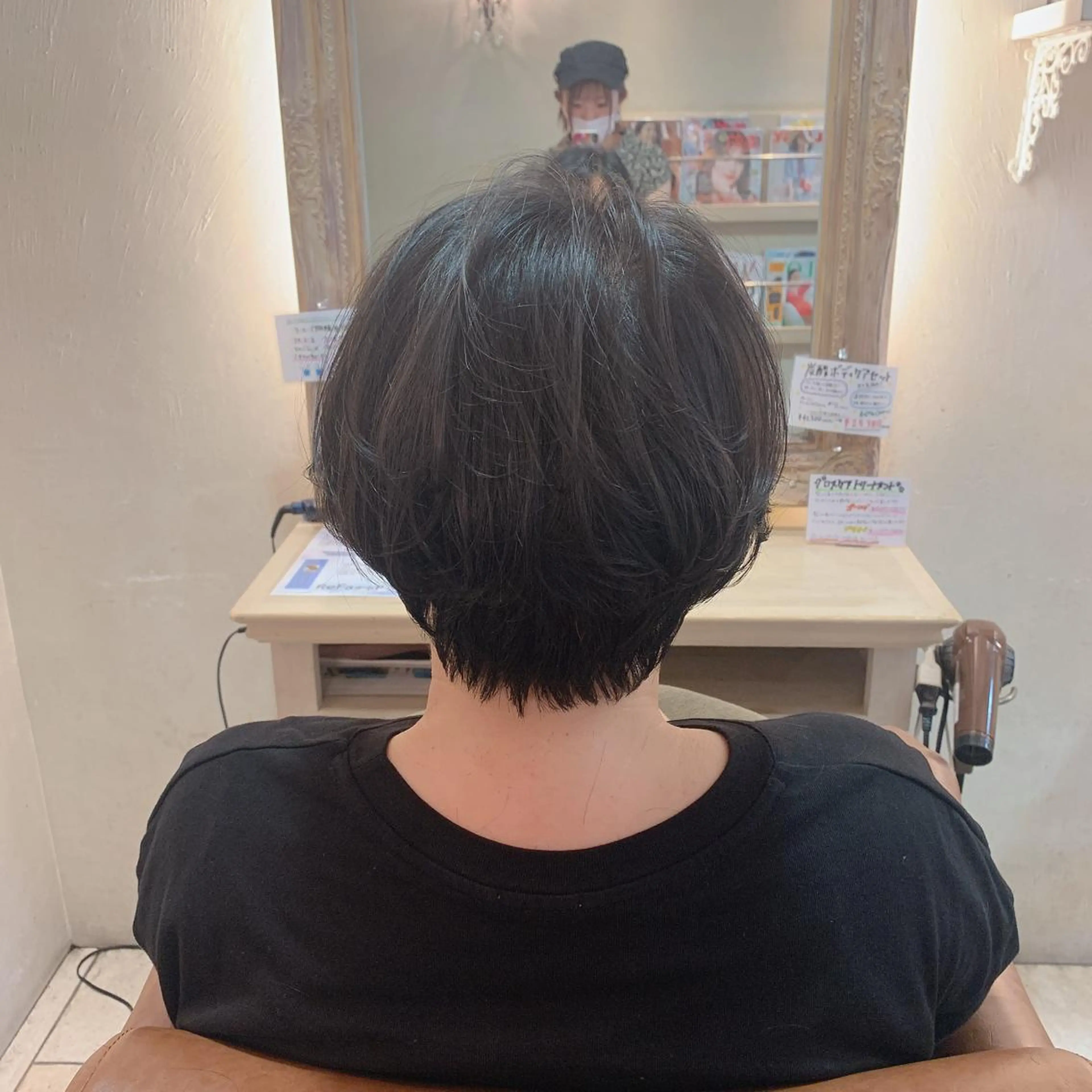 ショート 丸みショート ショートヘア トリートメント ヘッドスパ 森 早希絵のヘアスタイル