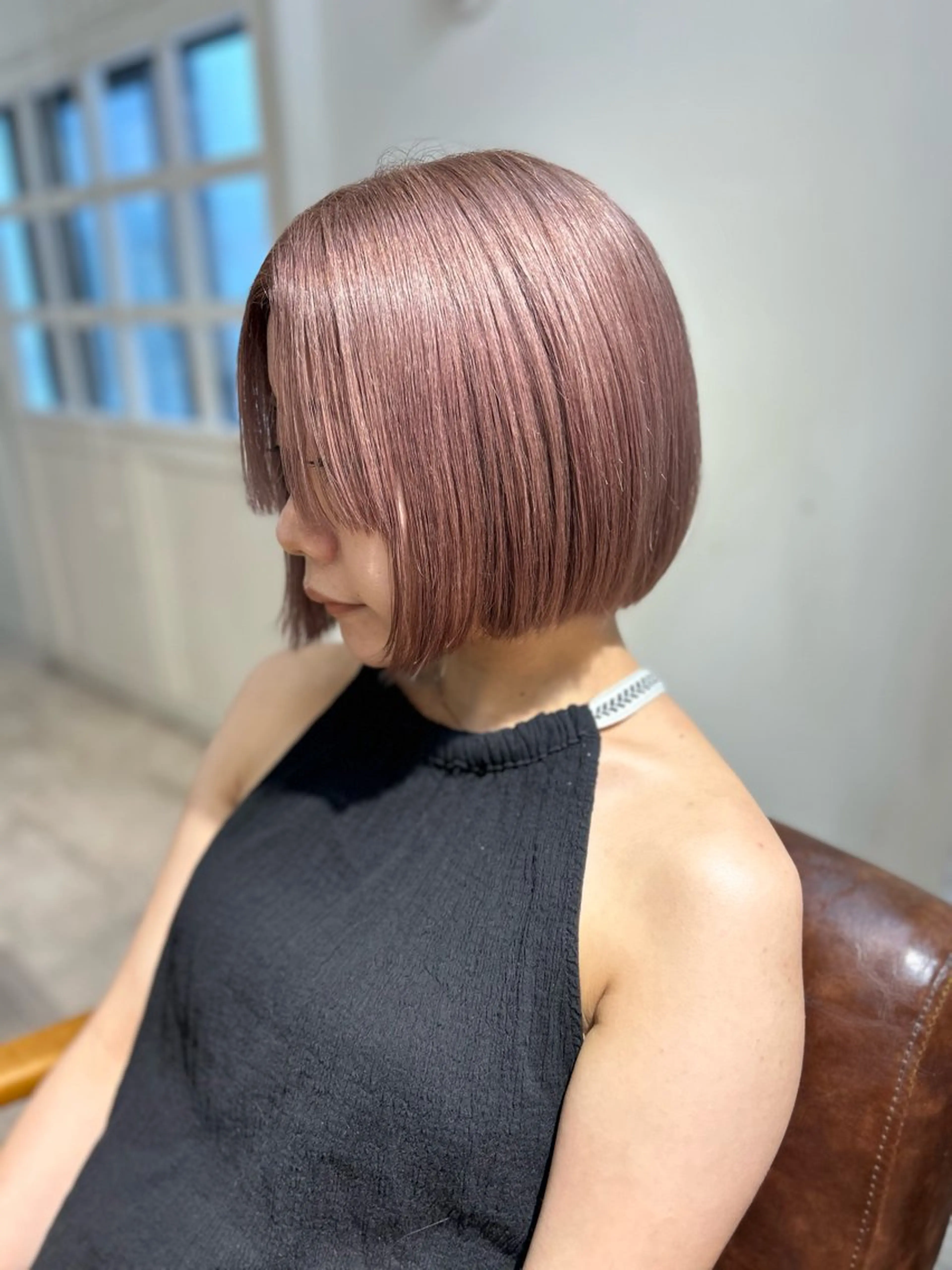 ショート ボブ カット ヘアカラー トリートメント grow恵比寿所属・Ogane Mikotoのヘアスタイル