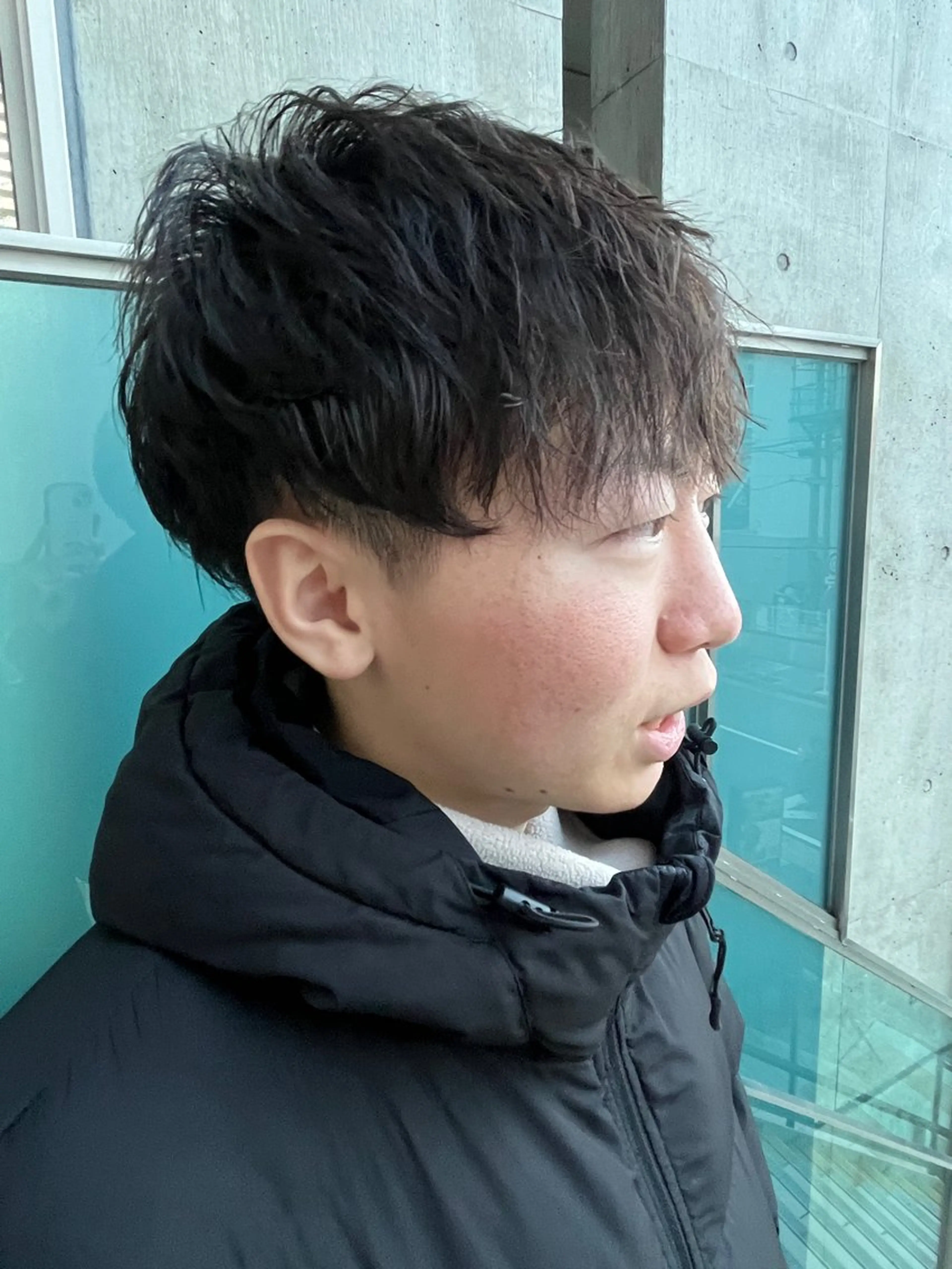 ショート カラー メンズ カット パーマ times salon名駅所属・久木原 ゆりのヘアスタイル