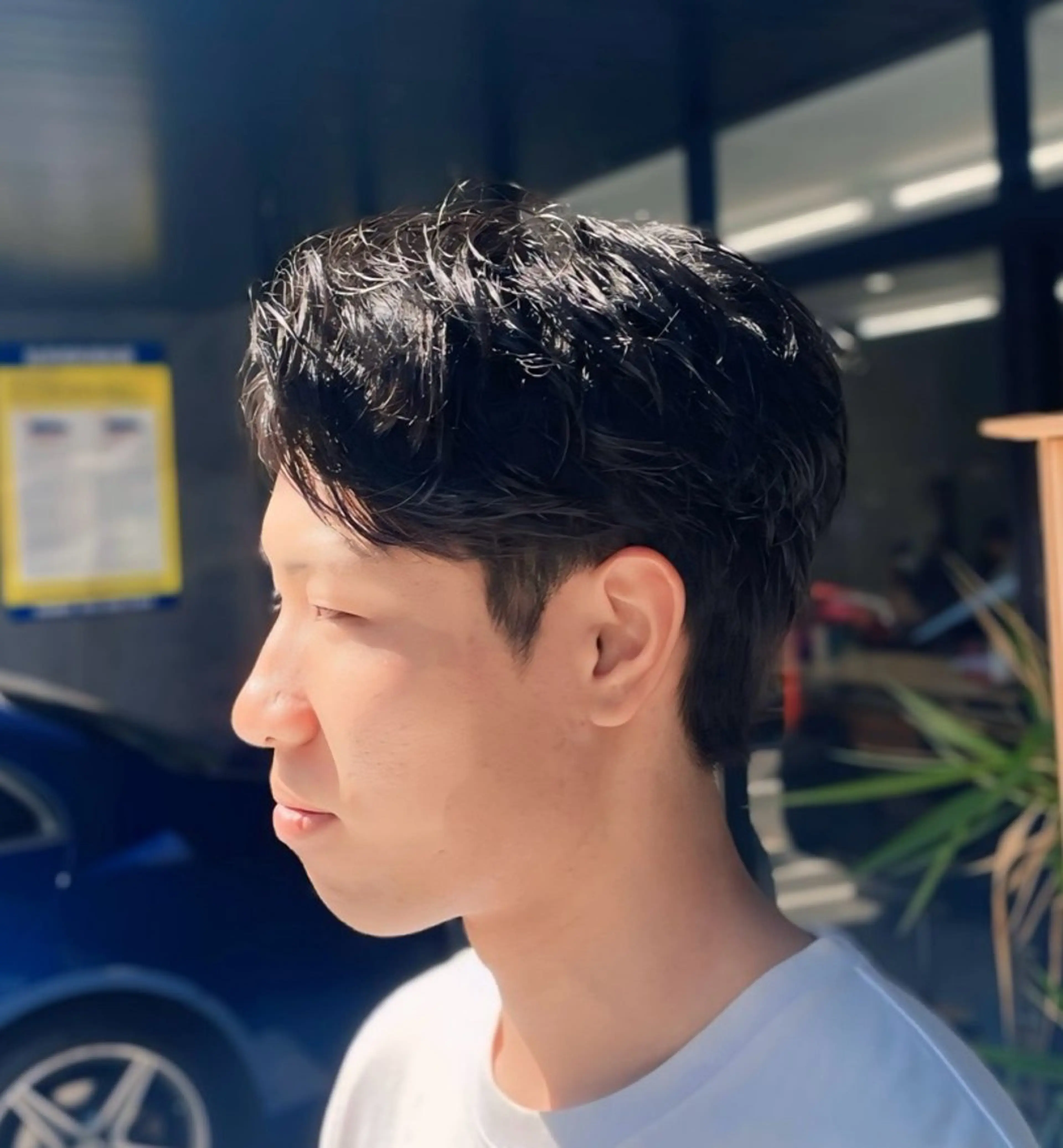 メンズ カット ヘアセット 遠藤 健登のヘアスタイル