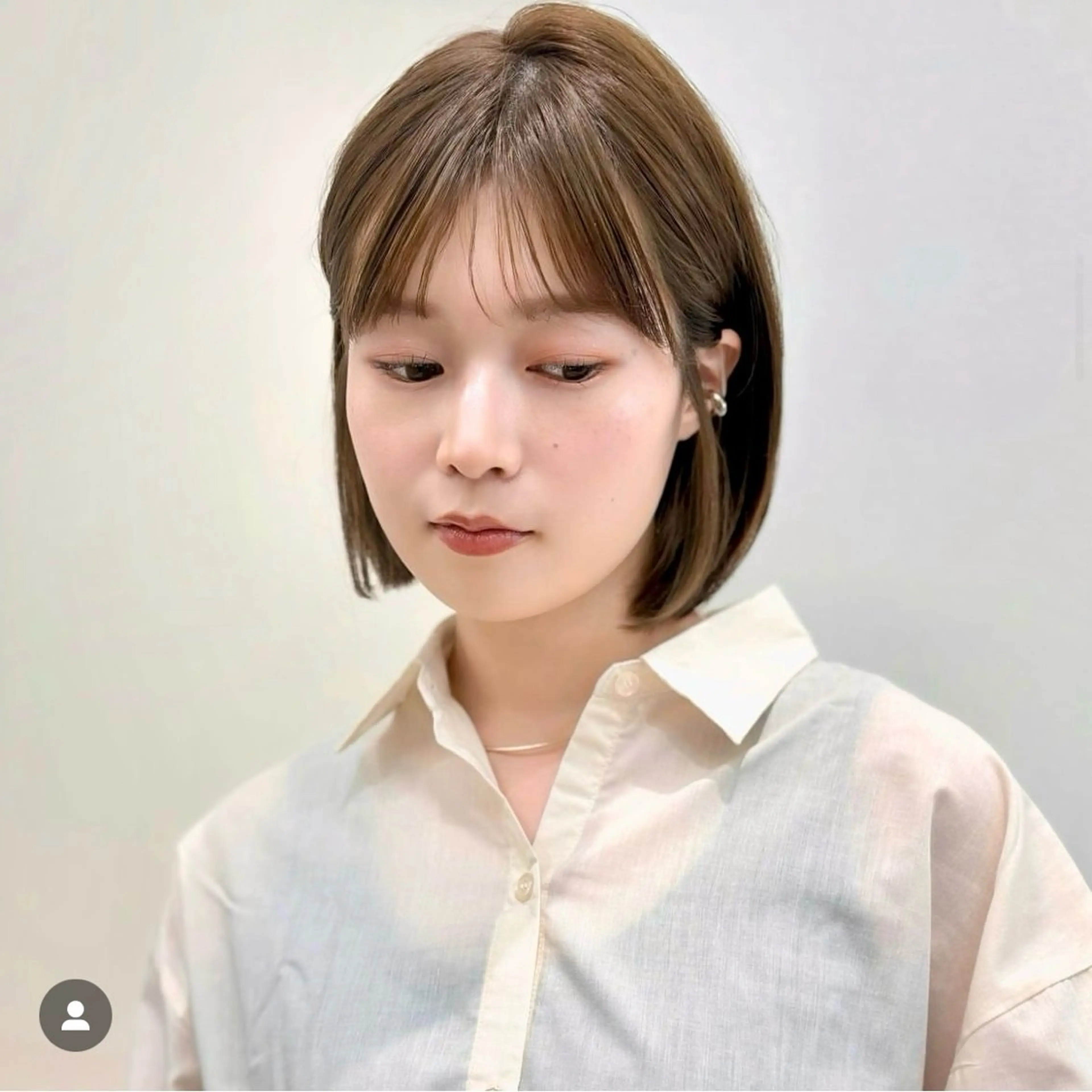 ショート Say.石川葵 ショートボブ前髪のヘアスタイル