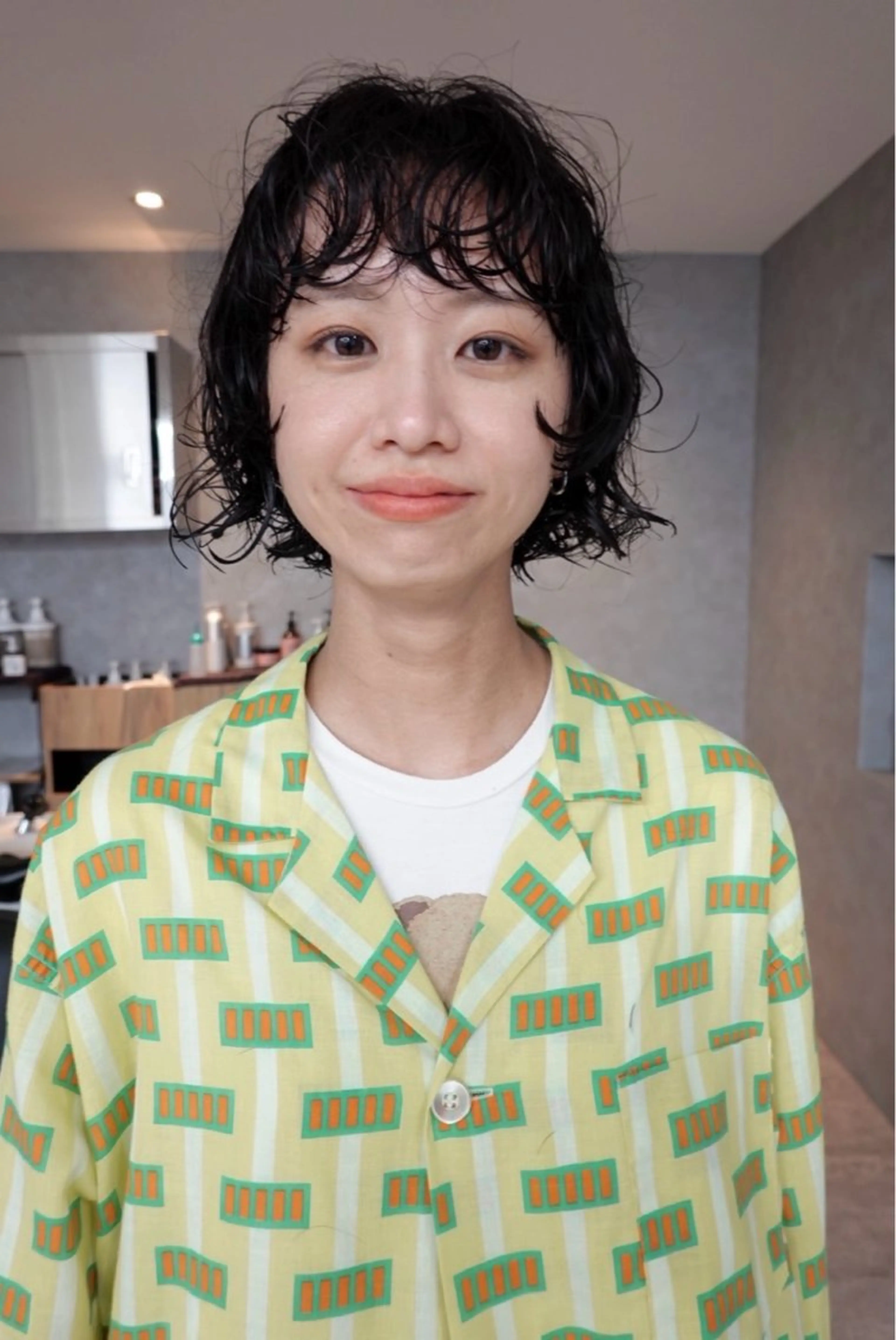 ミディアム aika/パーマ/ ショート/伏見のヘアスタイル