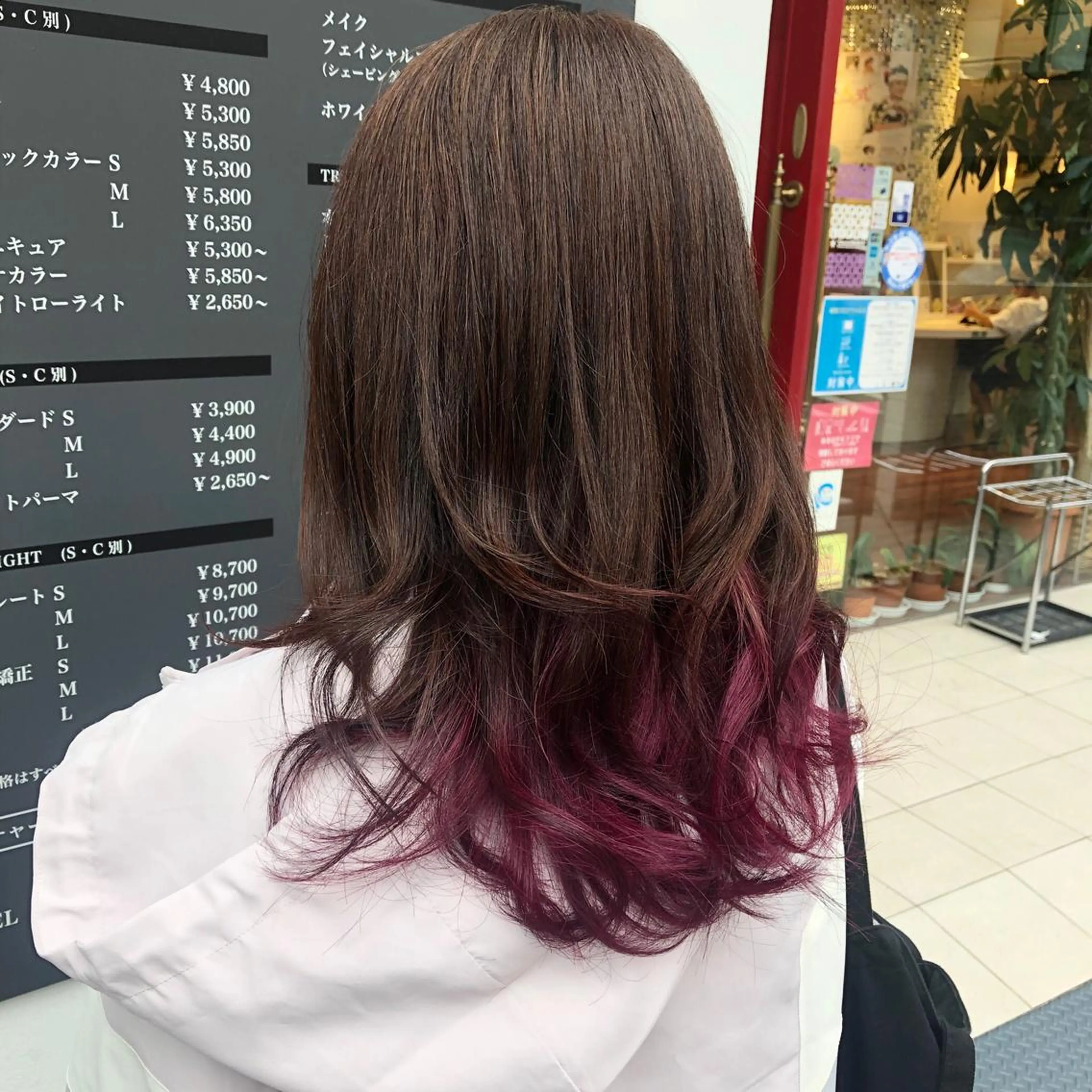 ミディアム カラー インナーカラー 大阪長居🌱野見山 卓也のヘアスタイル