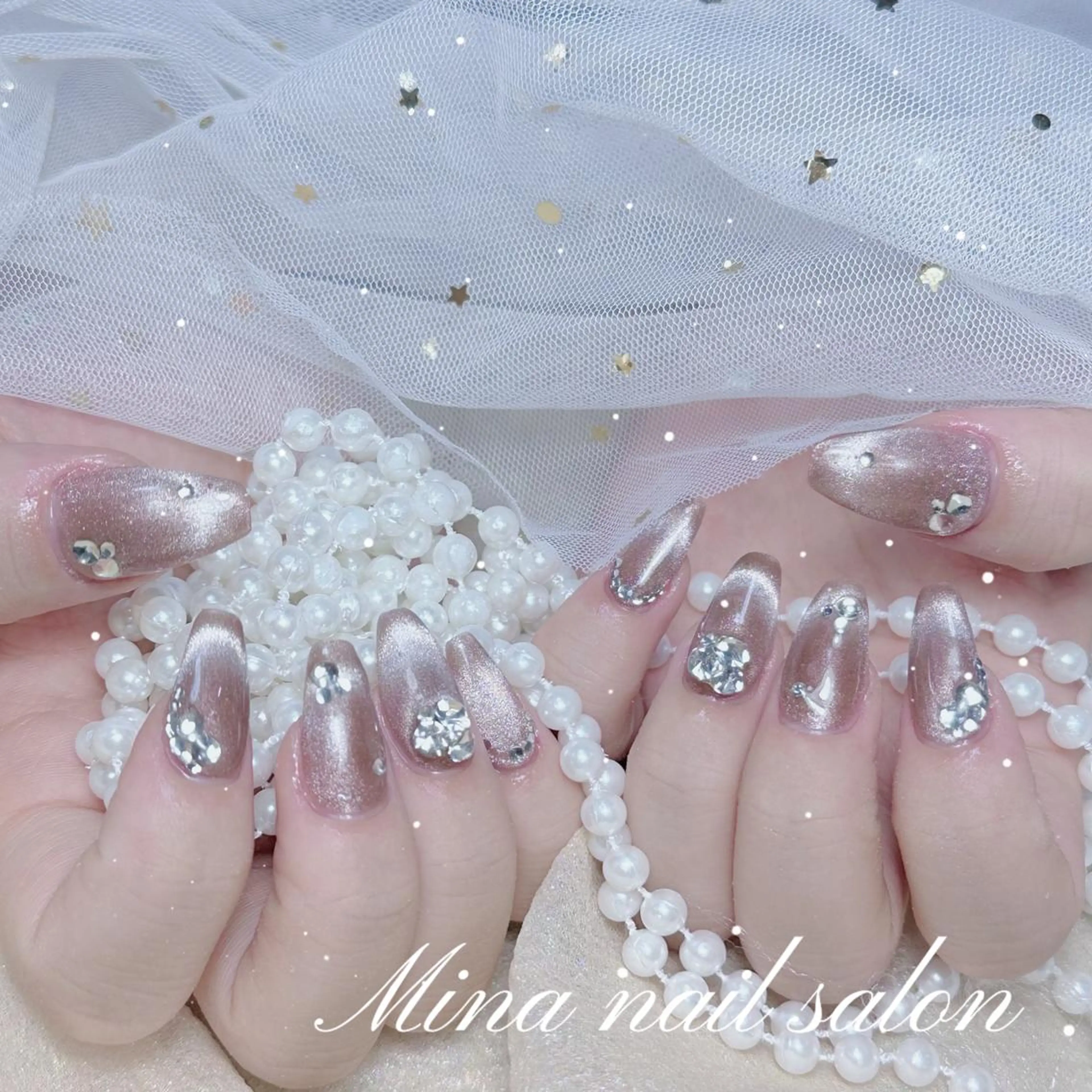 ネイル Mina🧸 韓国風ネイル🎀のネイルデザイン