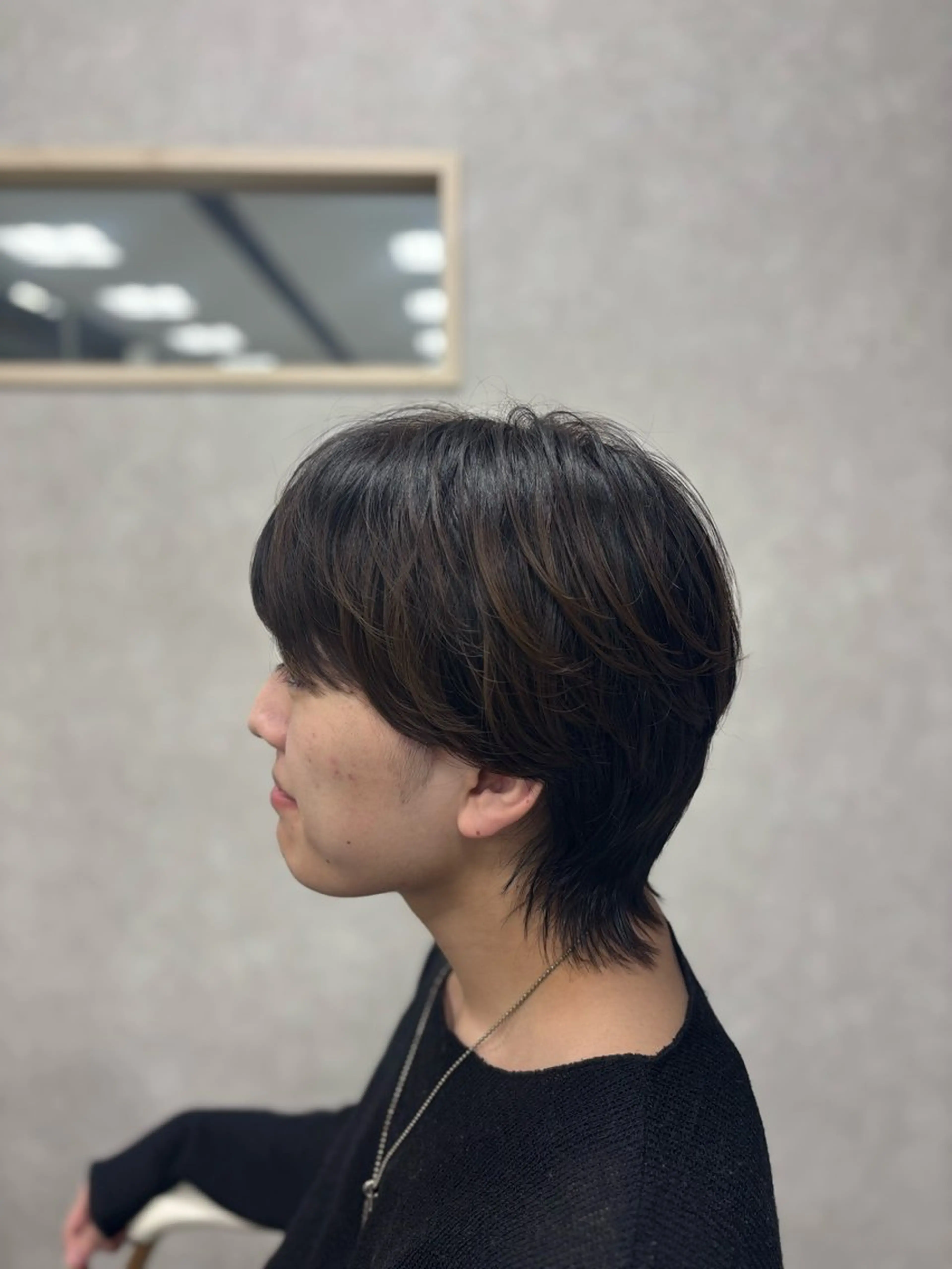 メンズ カット パーマ メンズ特化透明感 ブリーチカラー/りんのヘアスタイル