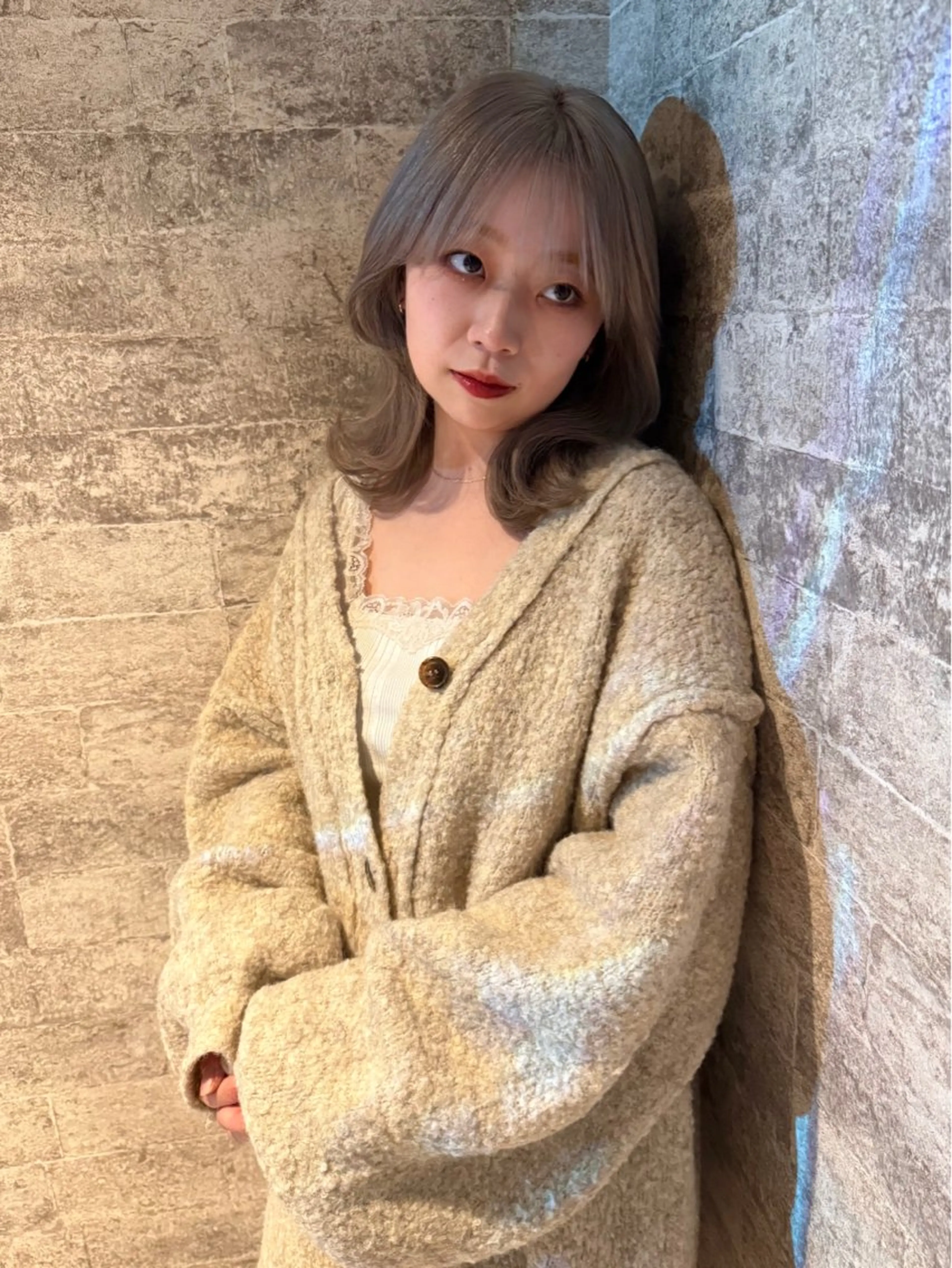 ミディアム カラー カット ヘアカラー トリートメント mai / linoah˚✧のヘアスタイル