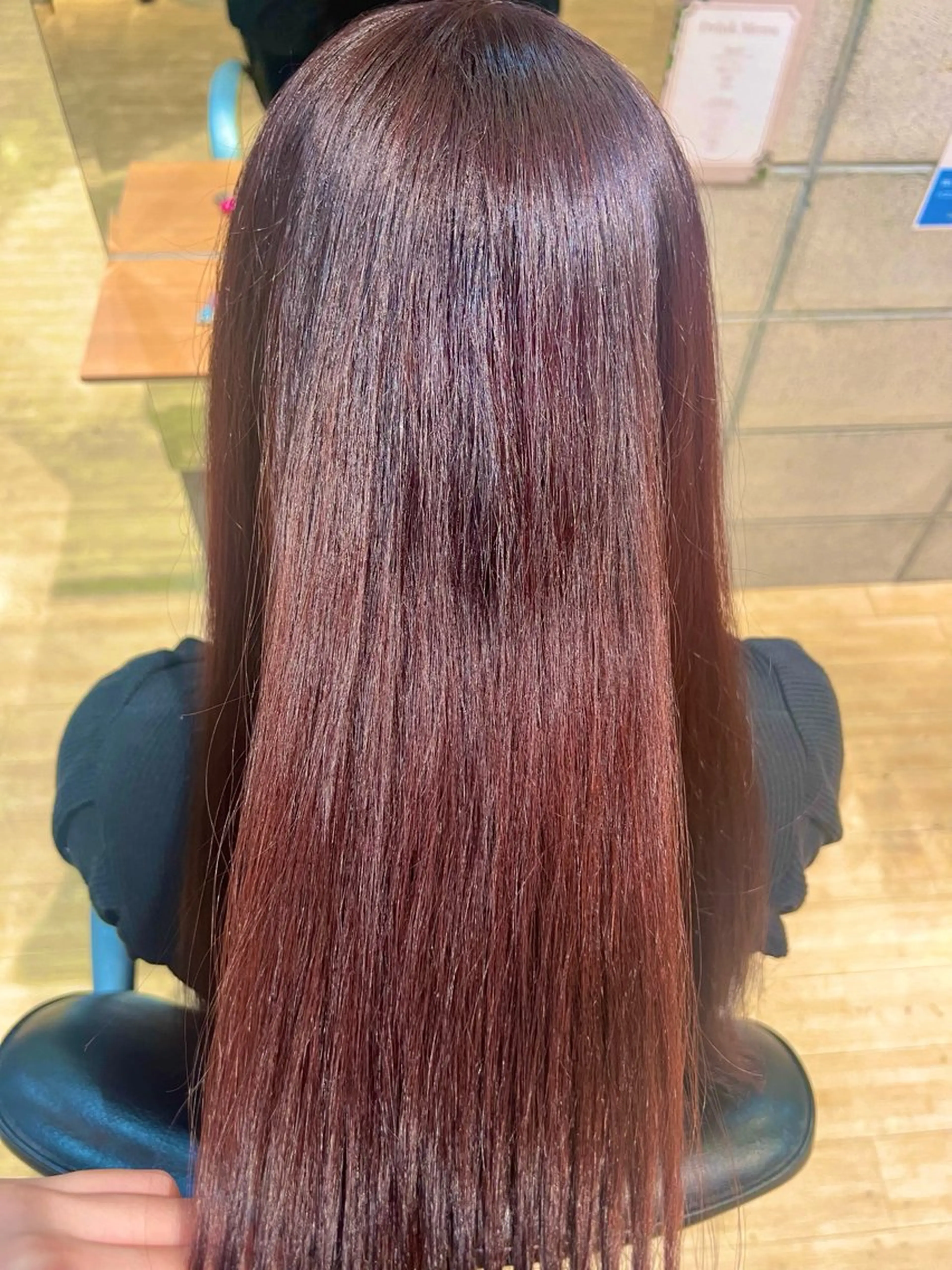 ロング カラー i.+SAPPORO所属・艶ワンカラー♡ ゆうかのヘアスタイル