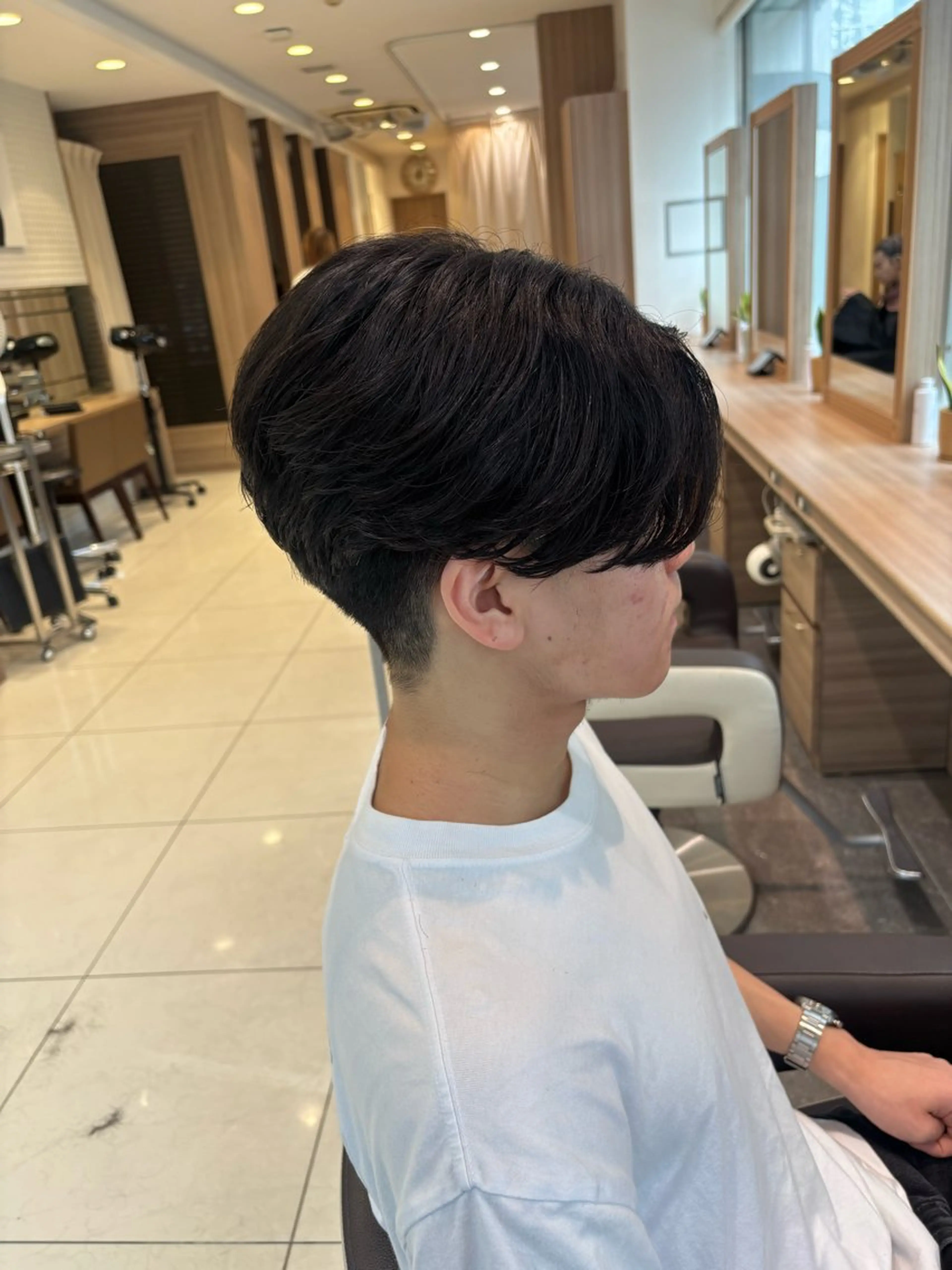カラー パーマ メンズ カルマパーマ メンズパーマ カット ヘアカラー パーマ 波巻きスパイラル・ カルマ/aoiのヘアスタイル