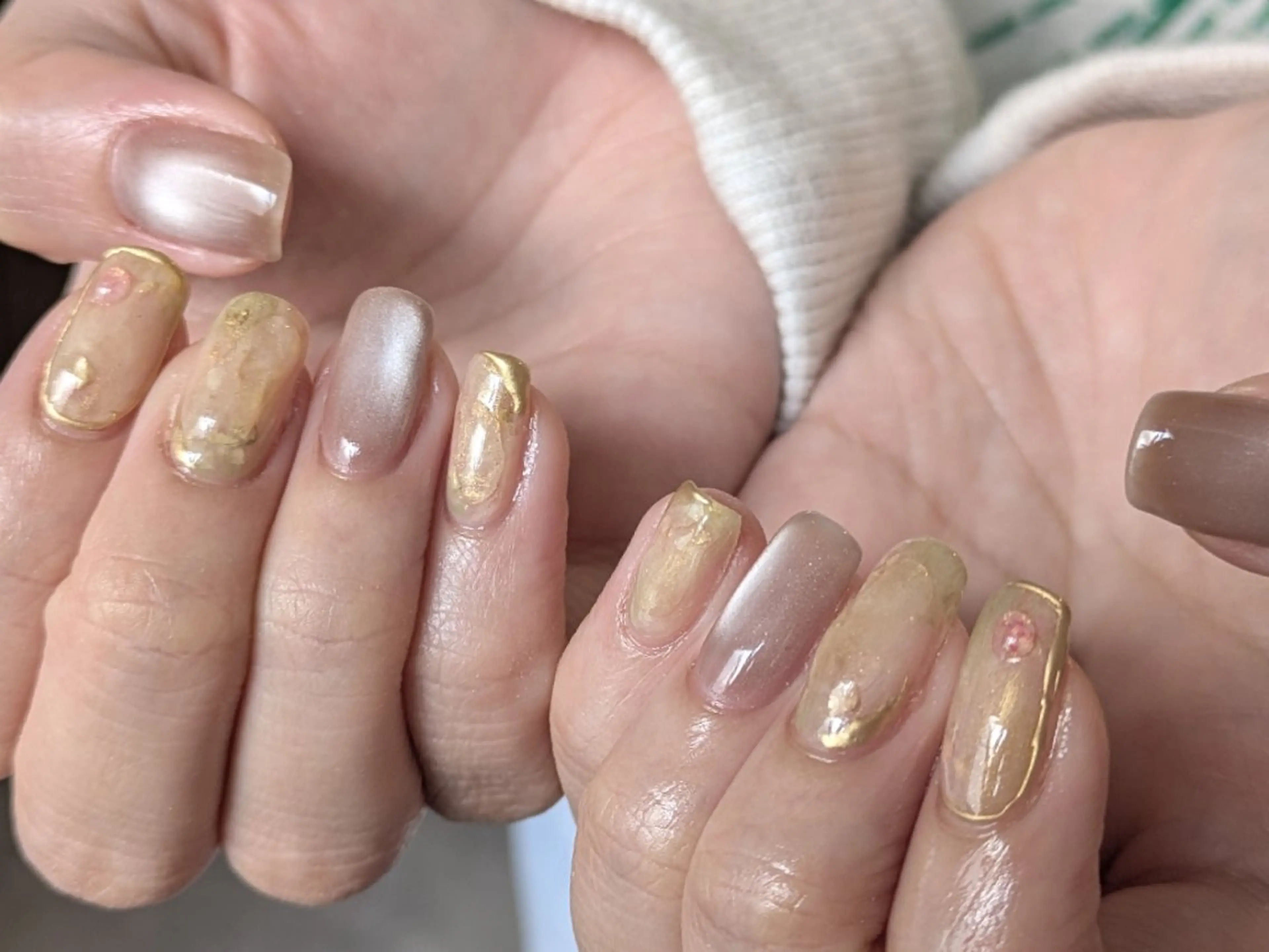 ネイル ニュアンスネイル 【新宿三丁目】AMIのネイルデザイン