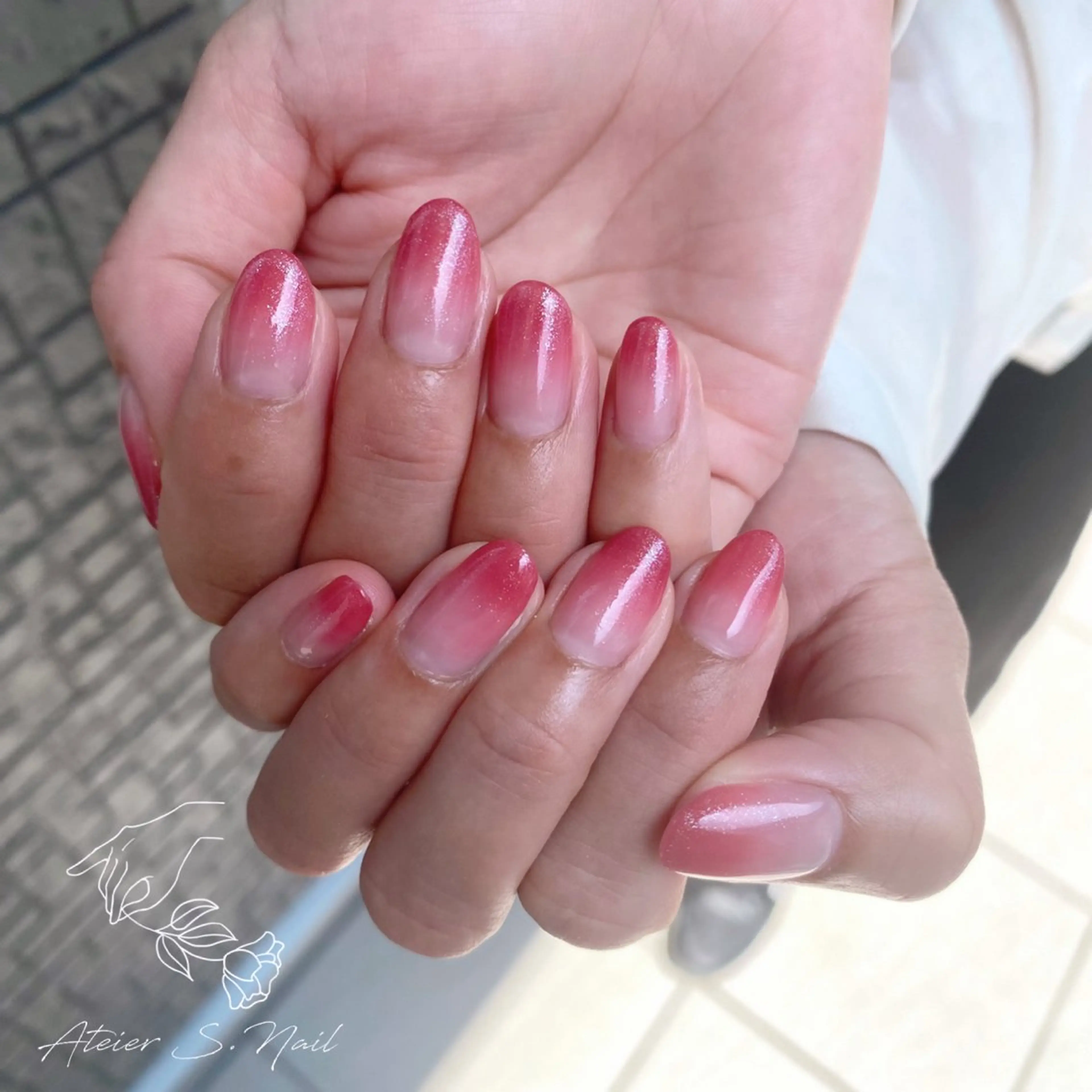 ネイル グラデーション Atelier S.nailのネイルデザイン