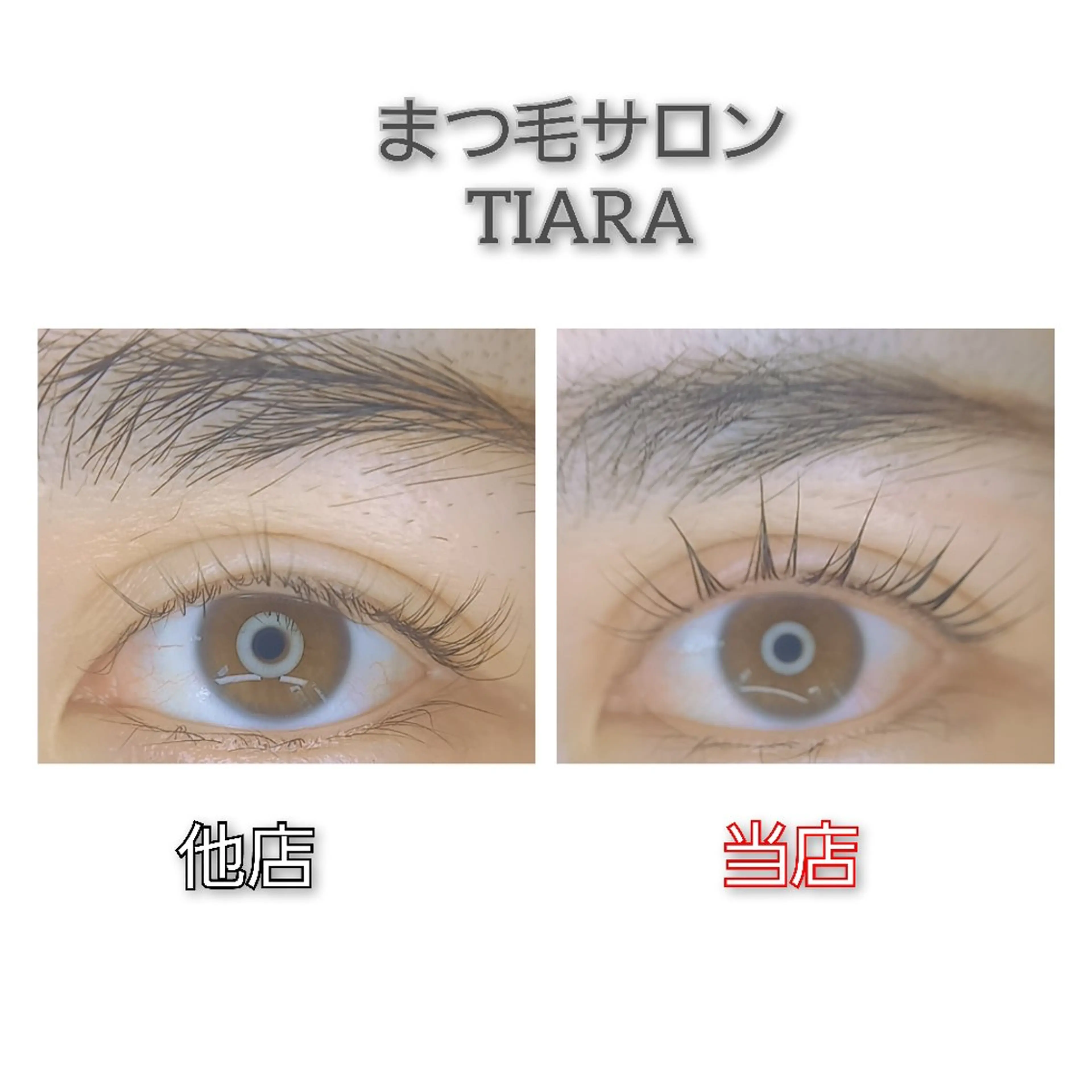 マツエク・マツパ マツパ 💡次世代LED -TIARA💡のマツエク・マツパデザイン
