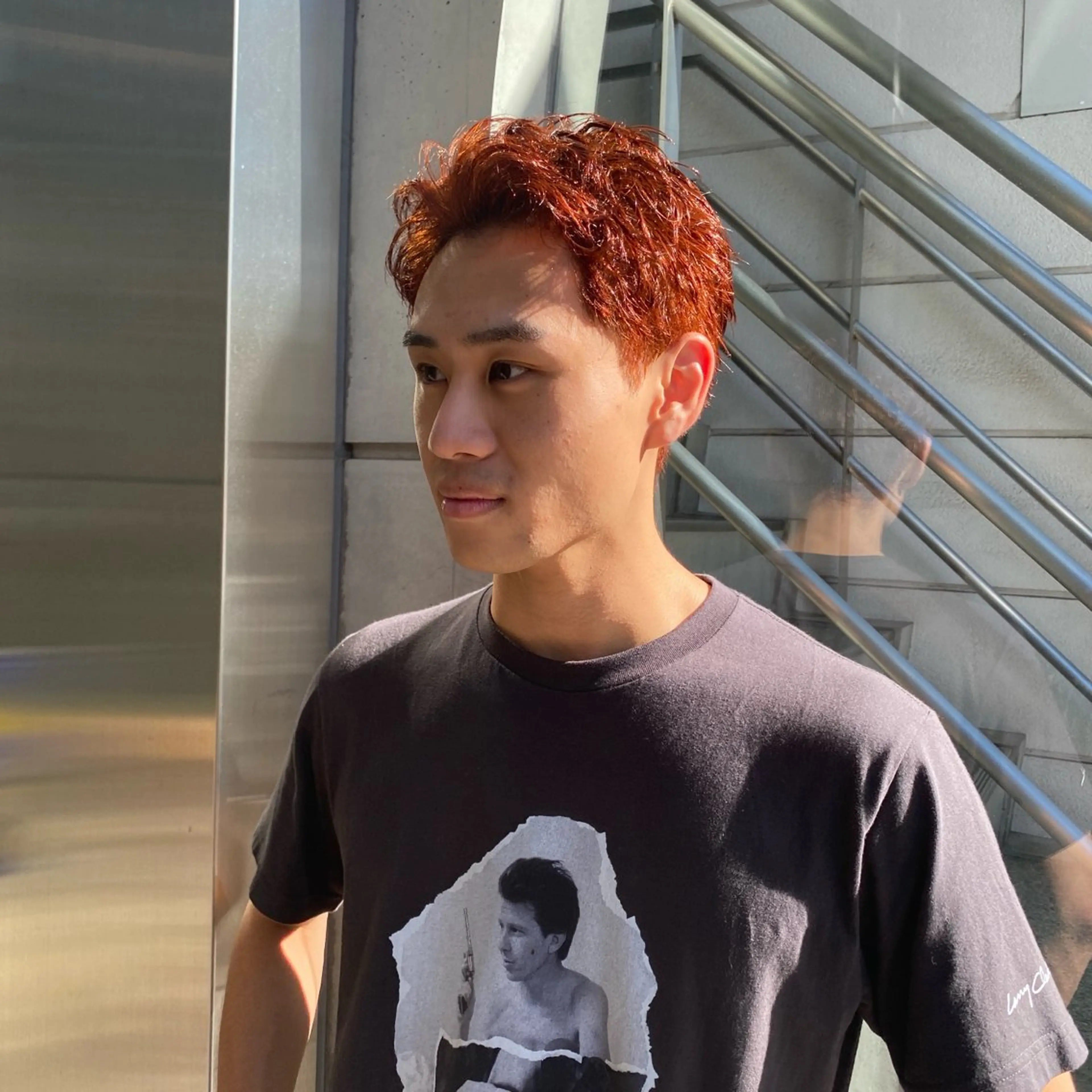 カラー メンズ ヘアカラー abe yuikaのヘアスタイル